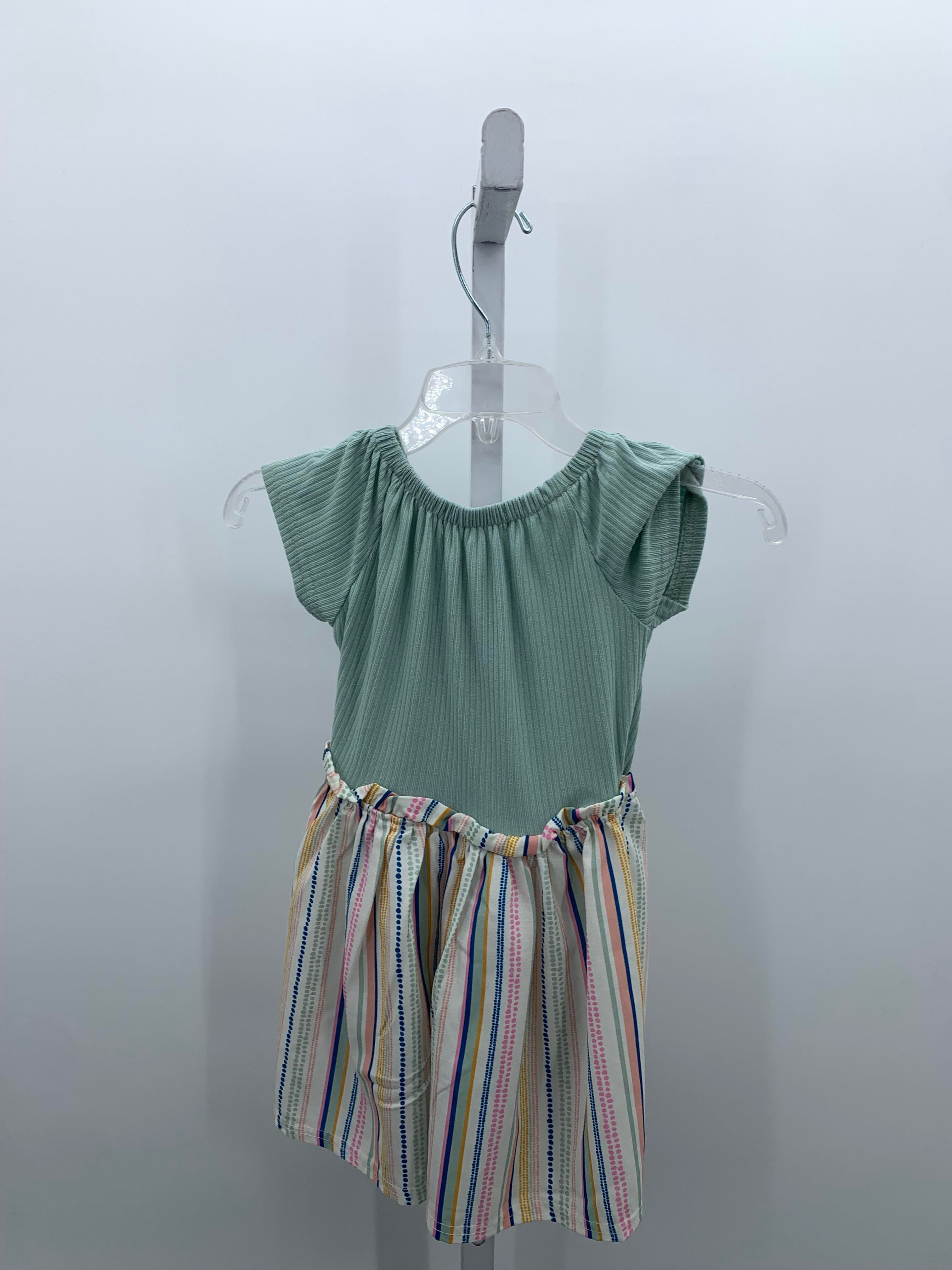 Young Hearts Size 3T Girls Short Sleeve Dress