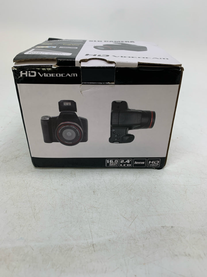 NIB LIGHTWEIGHT PLASTIC SLR CAMERA HD VIDEOCAM.