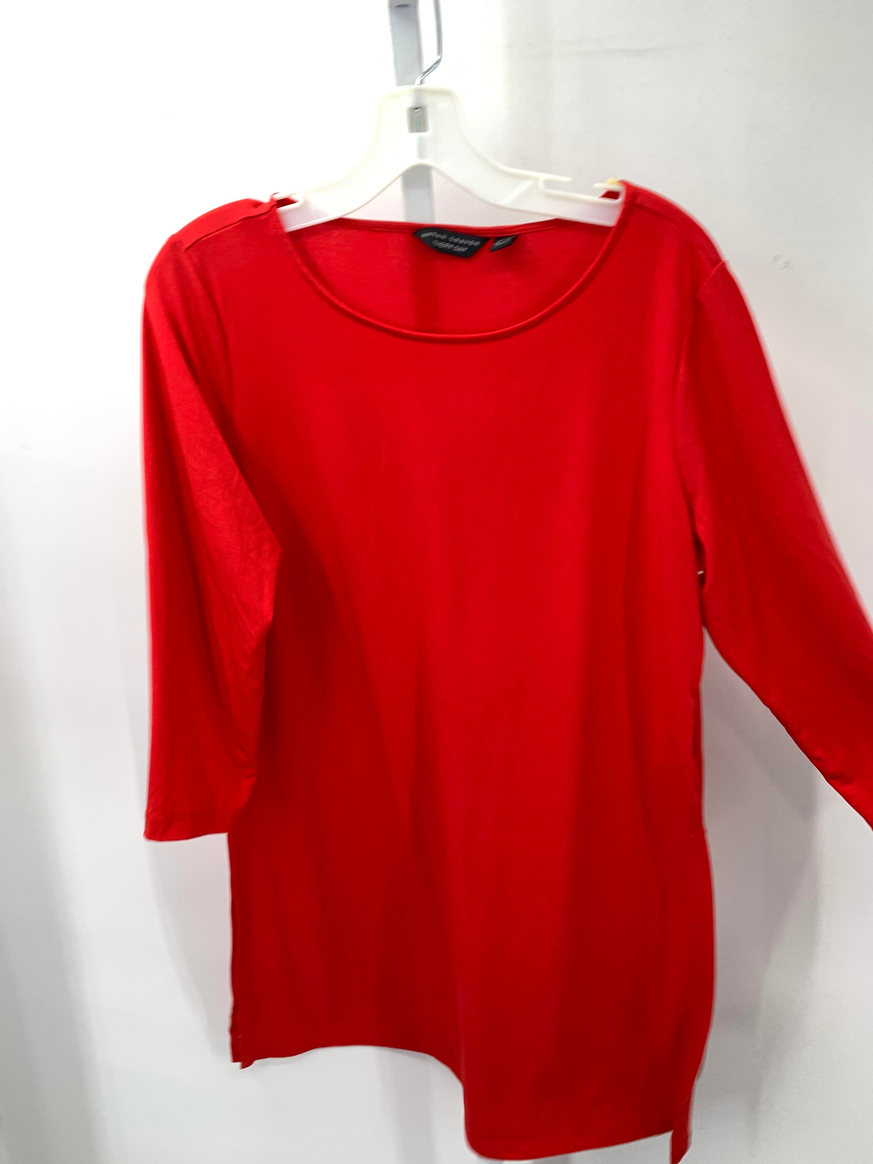 Susan Graver Size Medium Misses 3/4 Sleeve Shirt