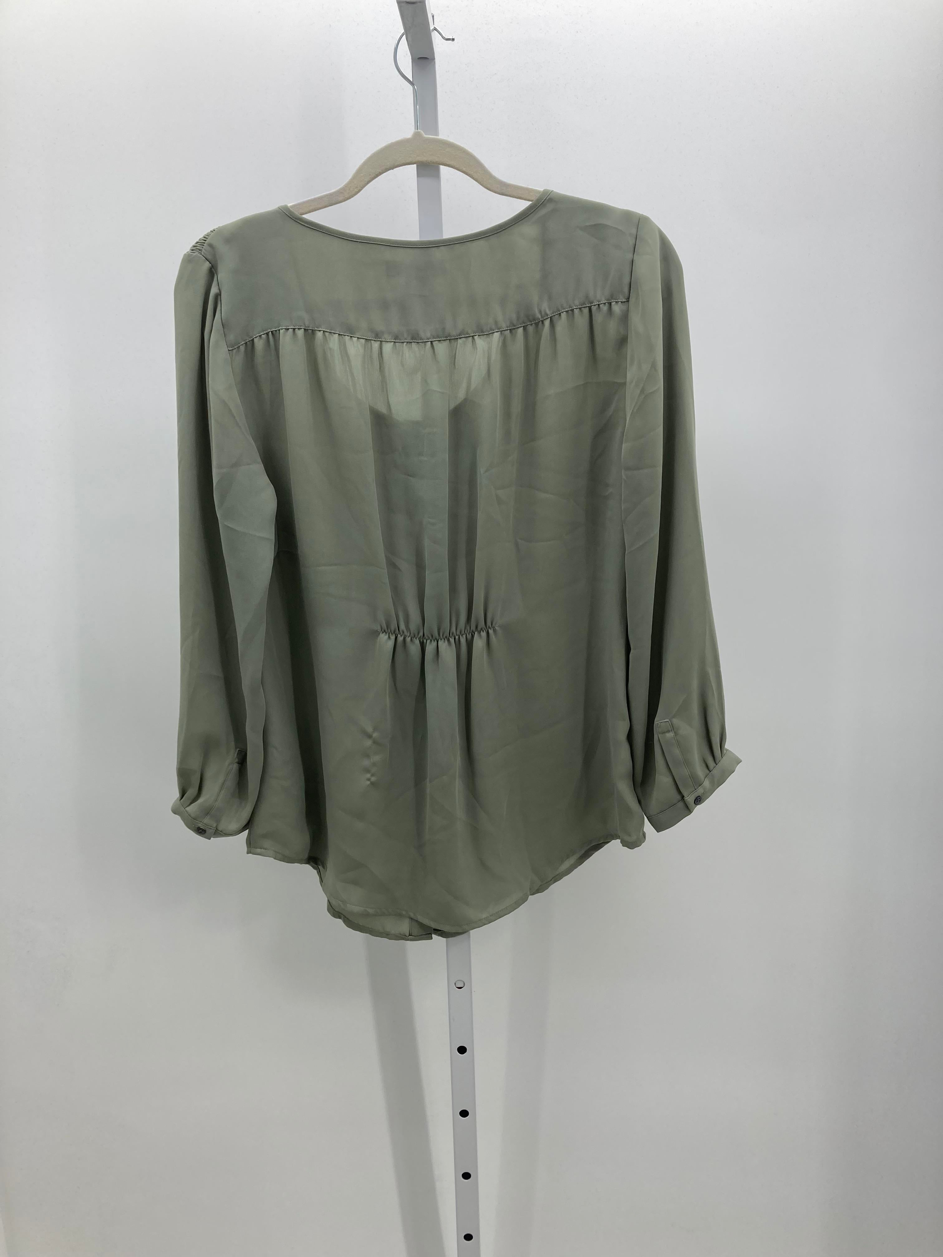 Lands End Size 10 Misses 3/4 Sleeve Shirt