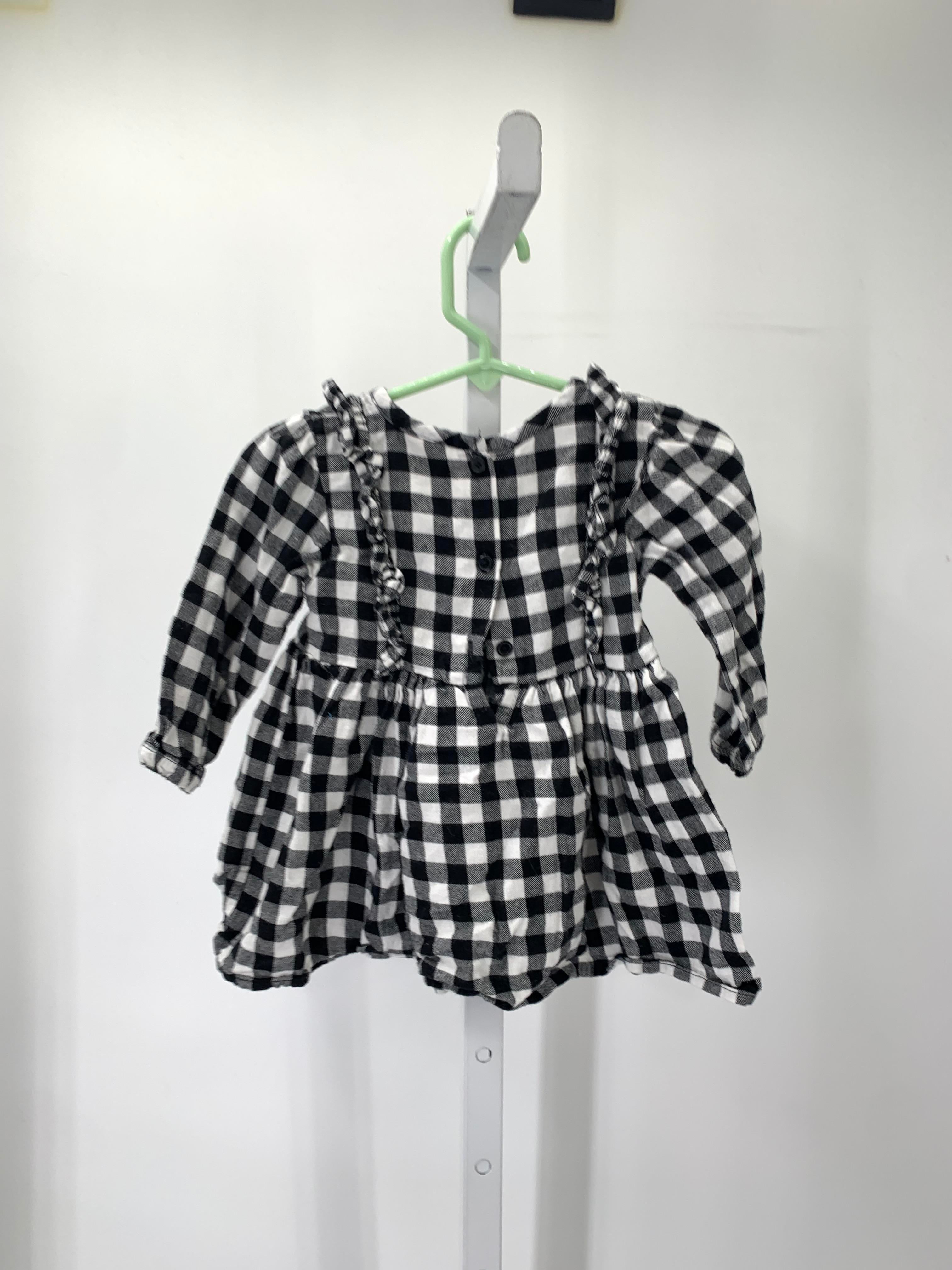 Wonder Nation Size 6-9 mon Girls Long Sleeve Dress