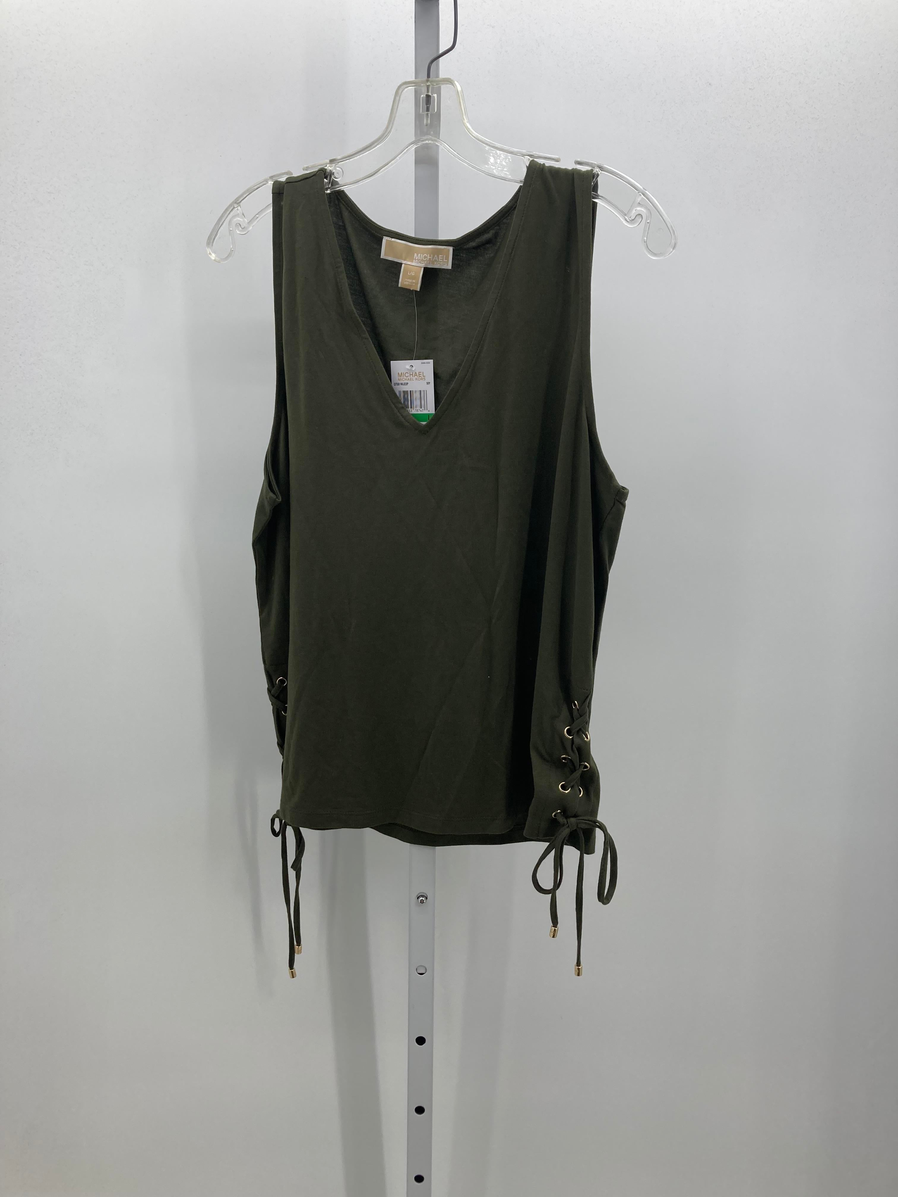 Michael Kors Size Large Misses Sleeveless Shirt