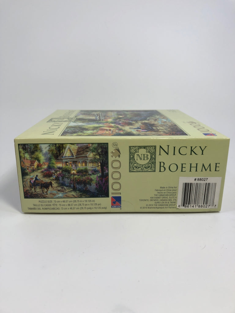 NIB NICKY BOEHME A COUNTRY GREETING PUZZLE.