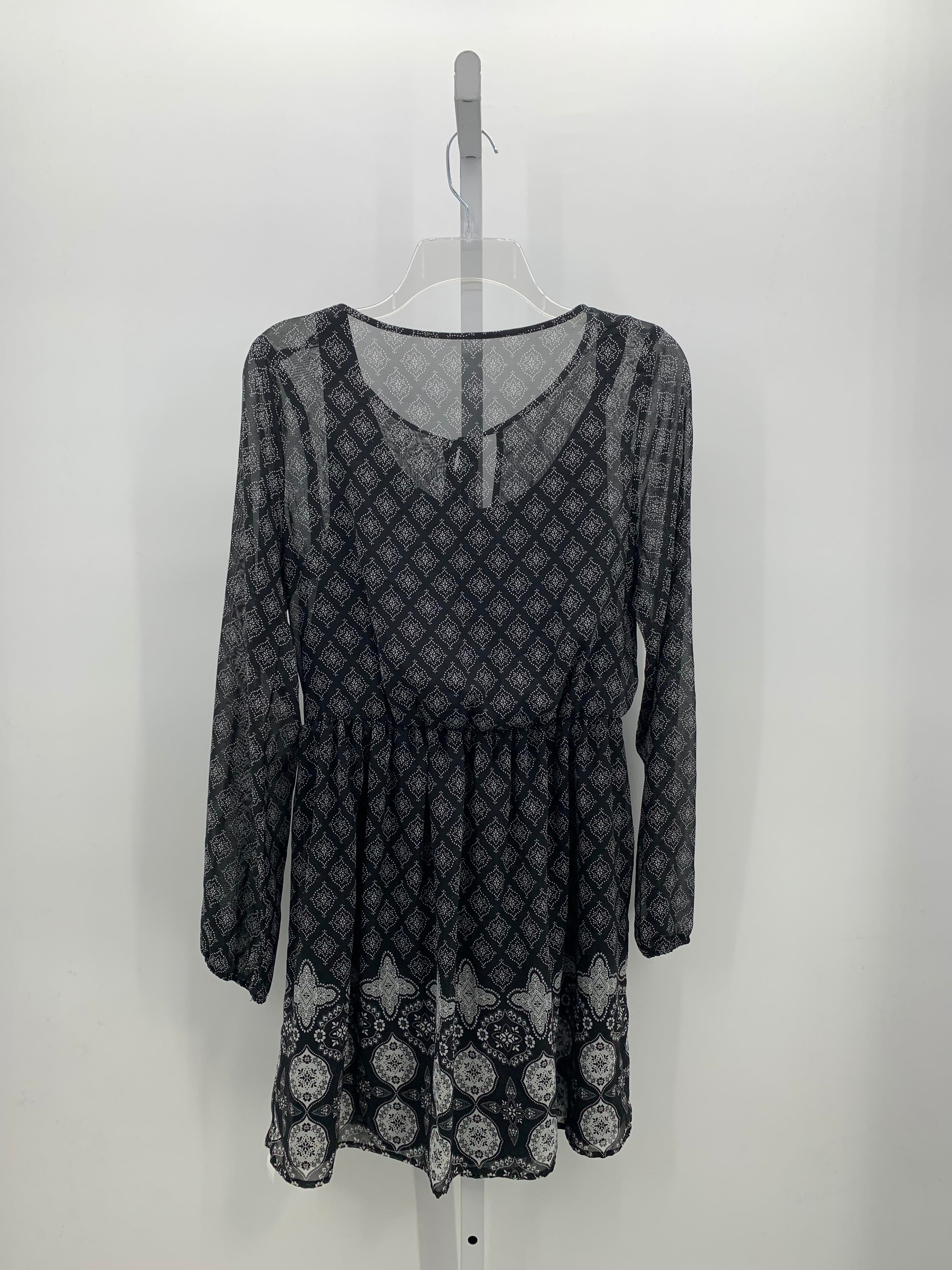 Mudd Size Large Juniors Long Sleeve Dress