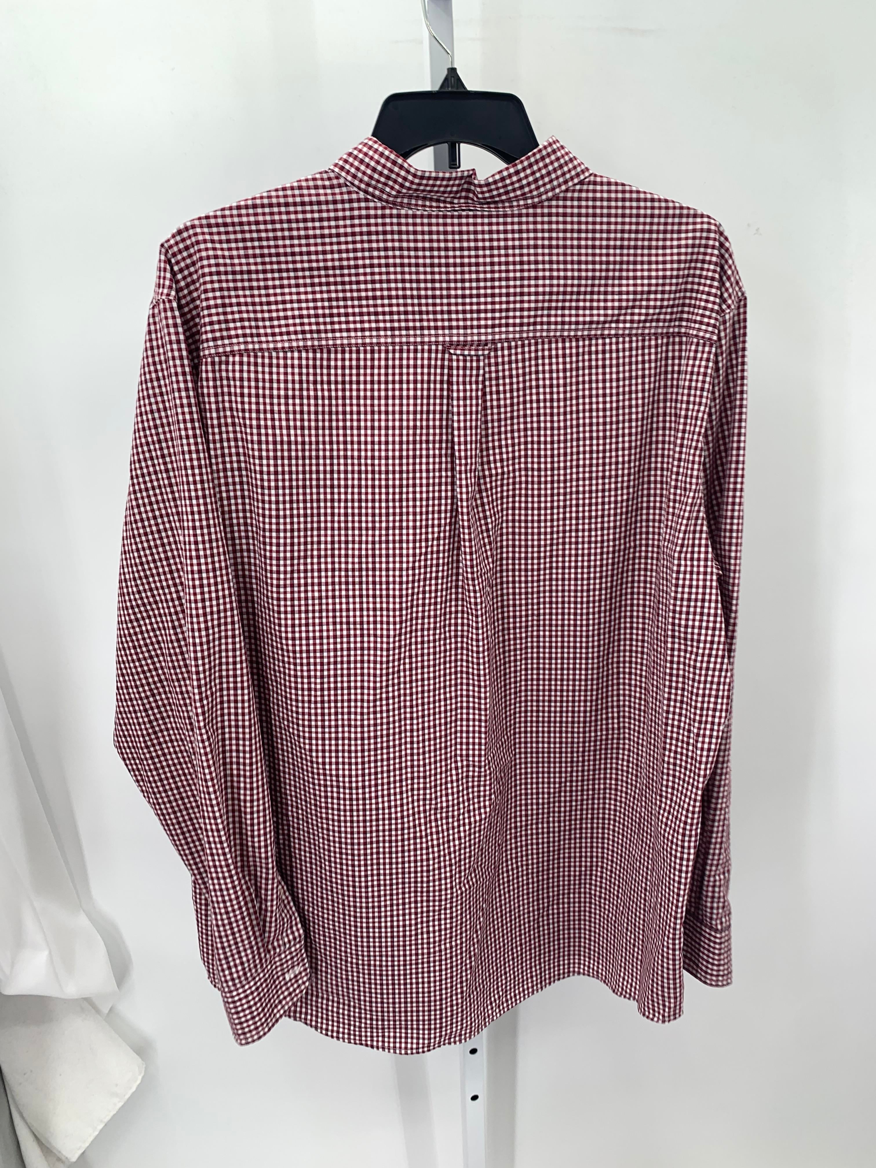 PLAID BTN DOWN