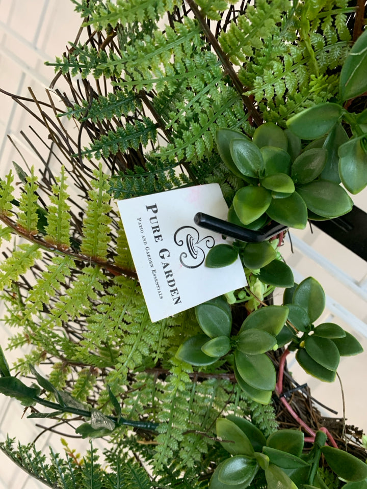 NEW FAUX GREENERY WREATH.