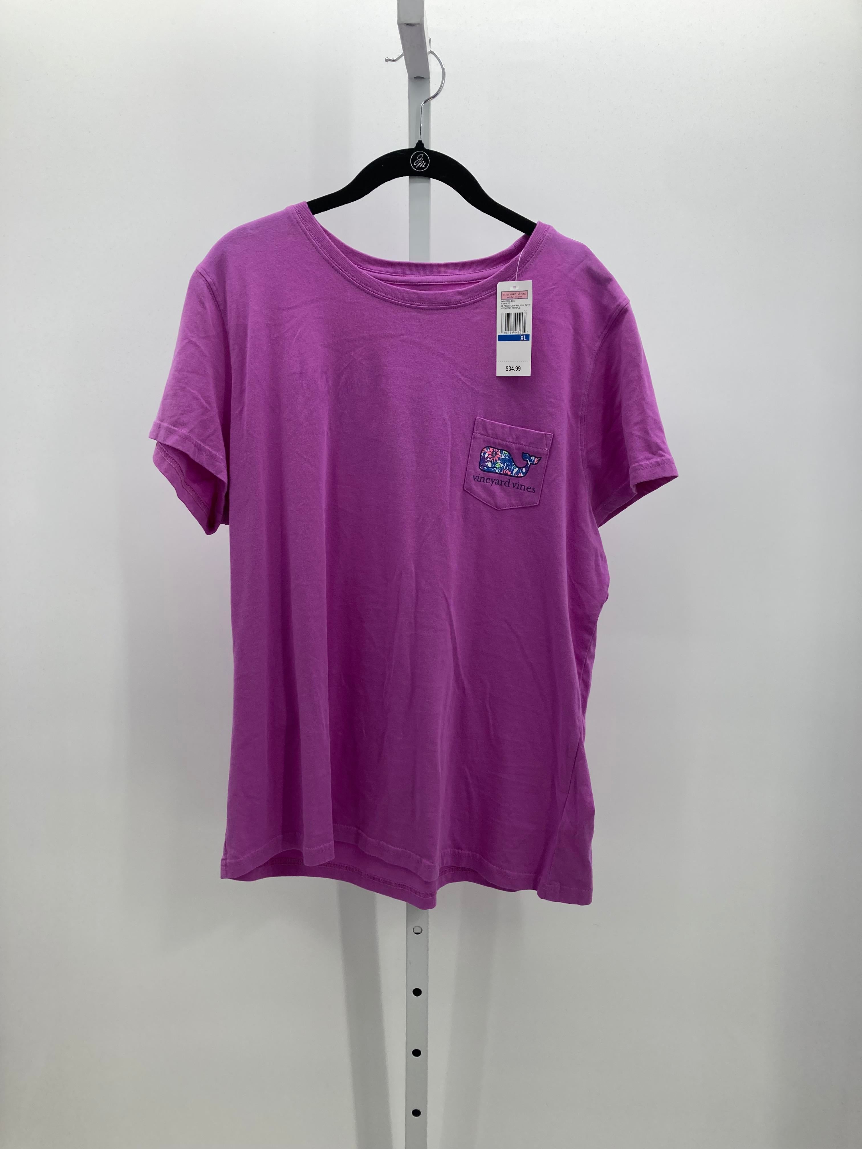 Vineyard Vines Size Extra Large Misses Short Sleeve Shirt
