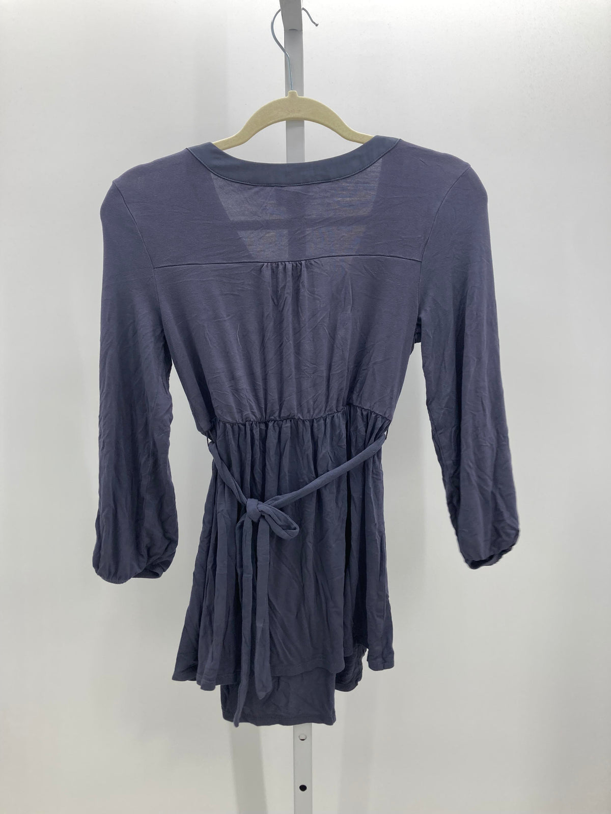 Isabel Blue Size Small Misses 3/4 Sleeve Shirt