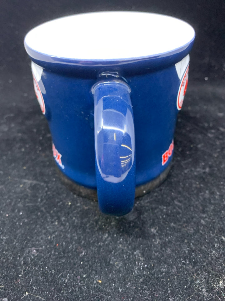 NAVY BOSTON RED SOX MUG.