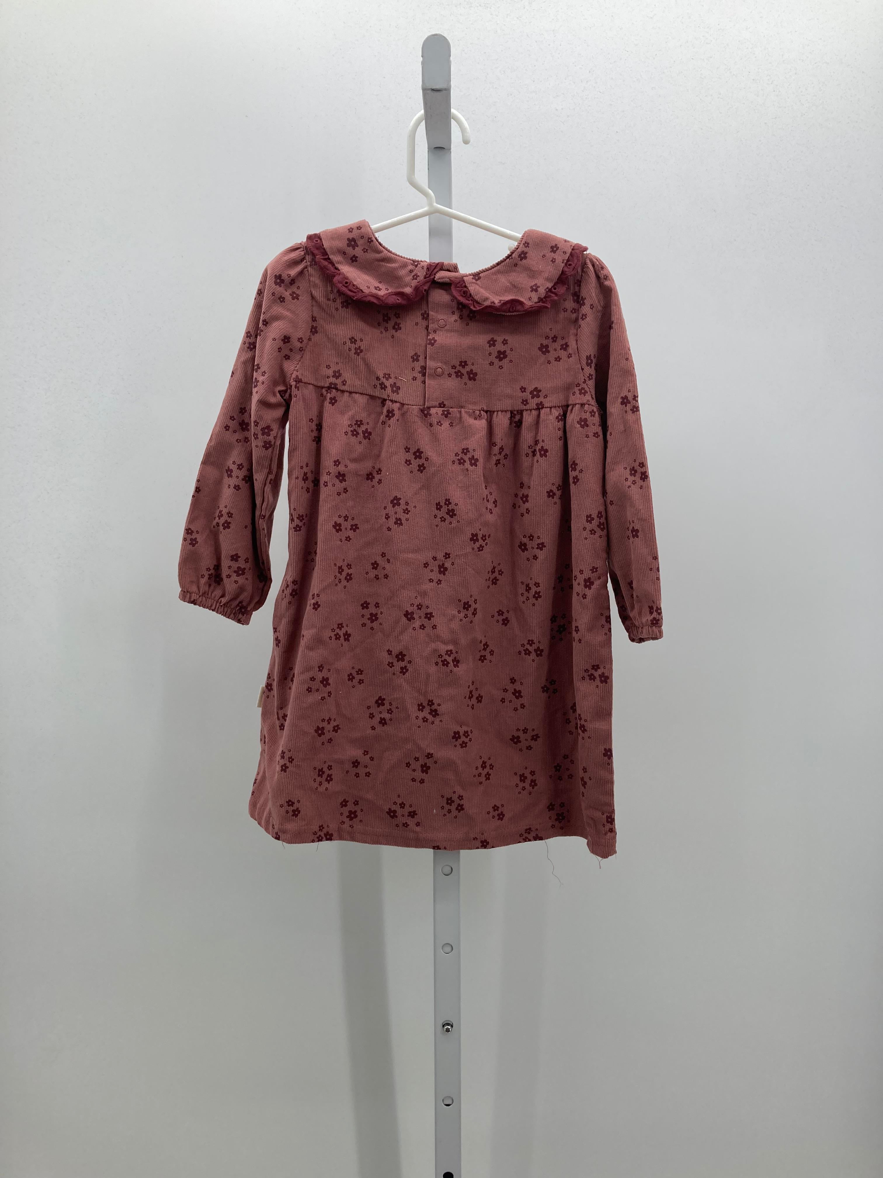 Rabbit + Bear Size 2T Girls Long Sleeve Dress