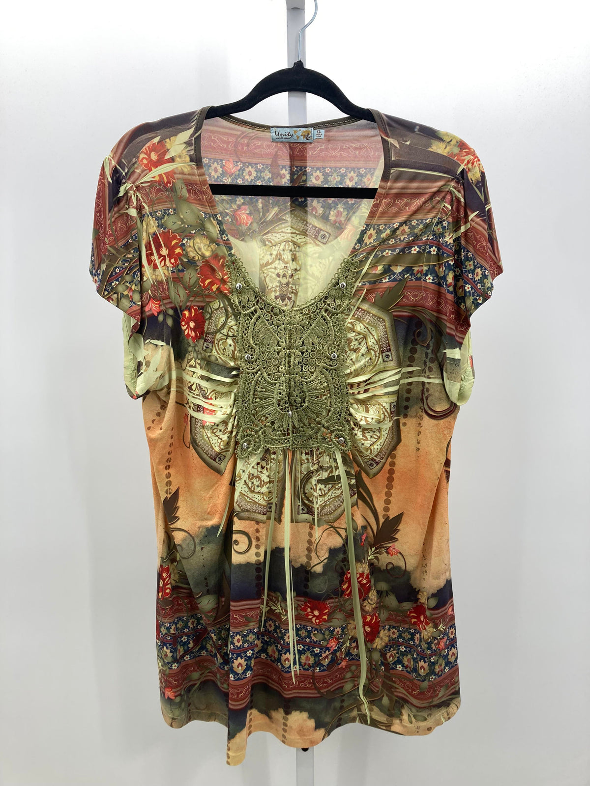Unity Size Extra Large Misses Short Sleeve Shirt