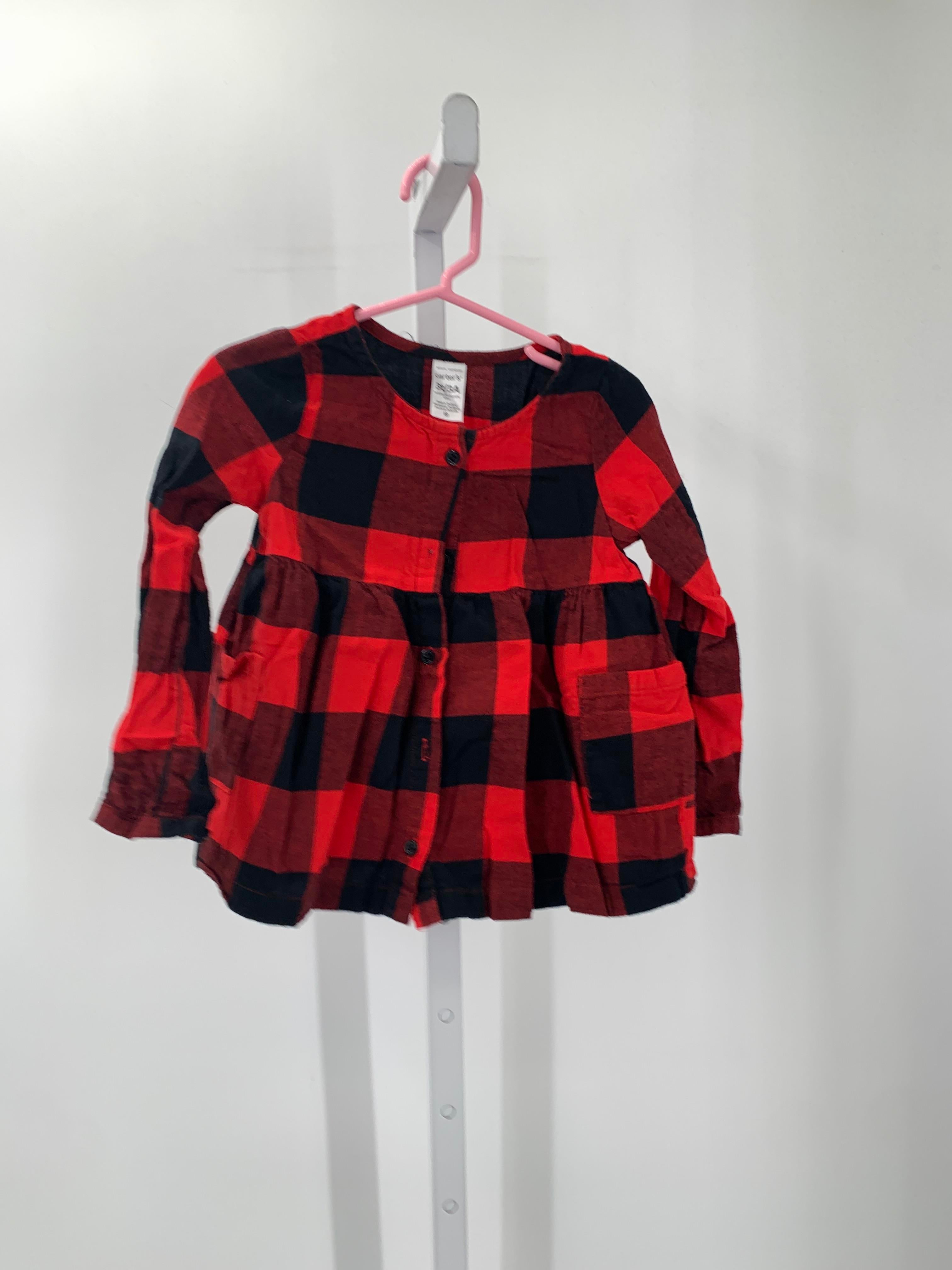 Carters Size 3T Girls Long Sleeve Shirt