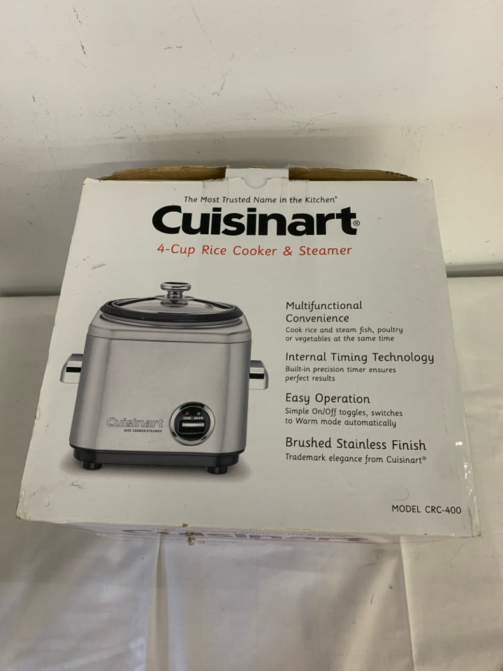 NIB 4-CUP RICE COOKER & STEAMER.