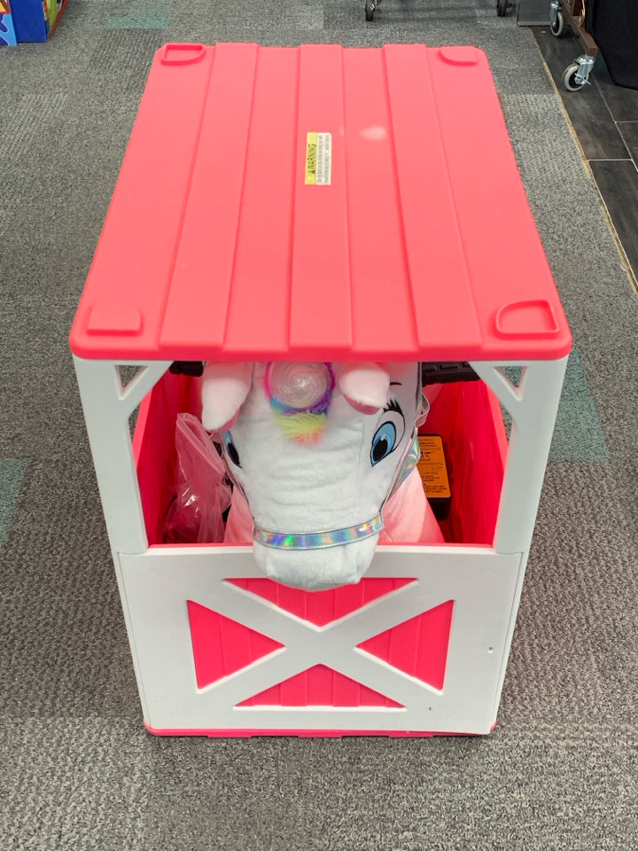 Stable Buddies Willow Unicorn 6V Plush Ride-On