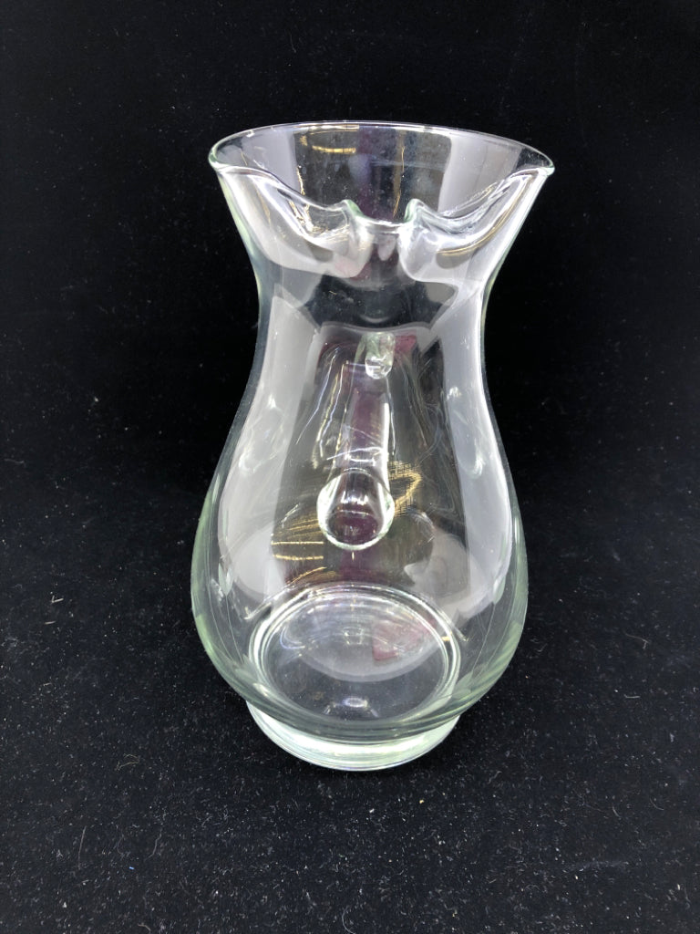 PRINCESS HOUSE ETCHED PITCHER W ICE LIP.
