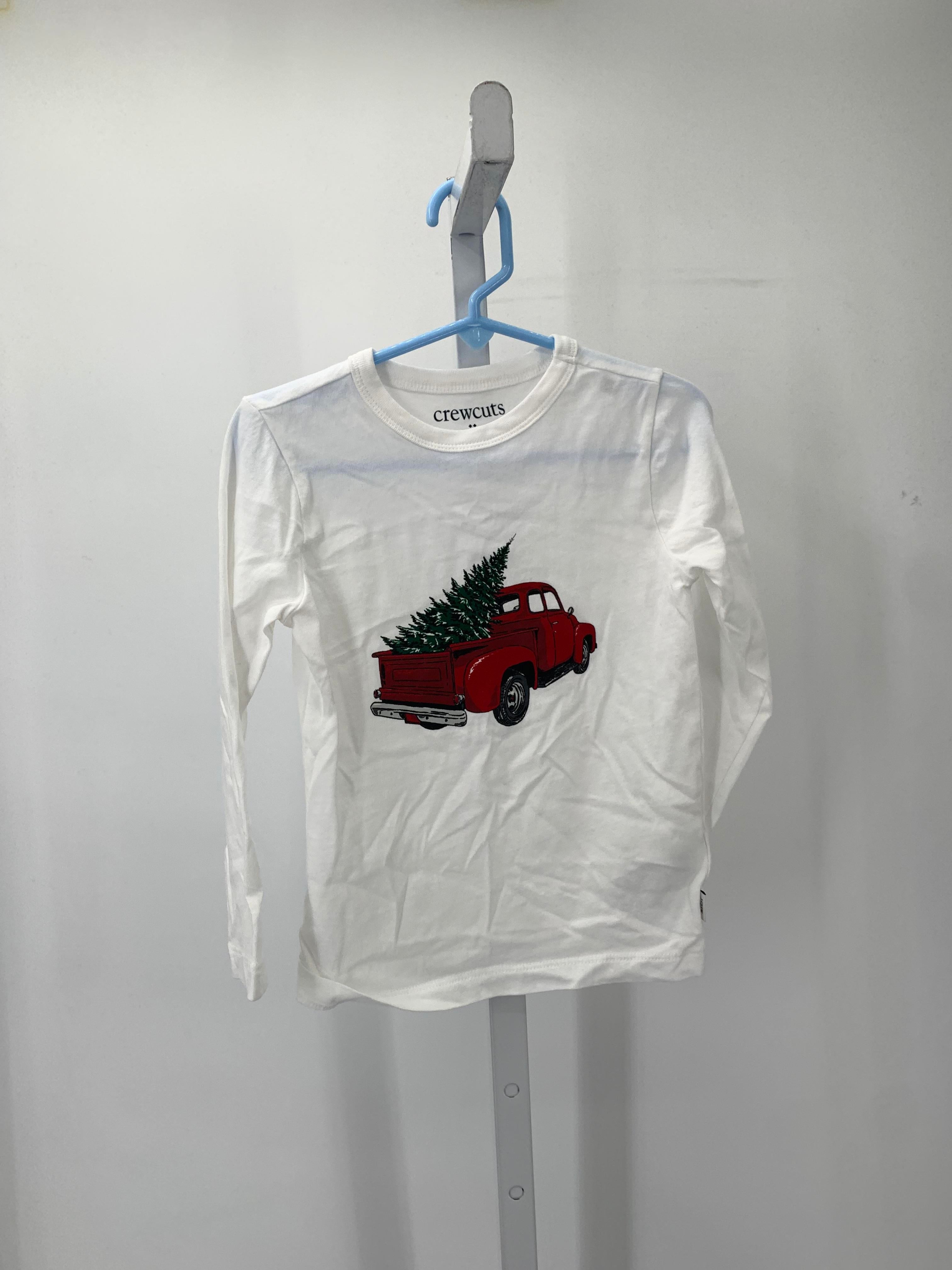 LONG SLV SHIRT RED TRUCK TREE