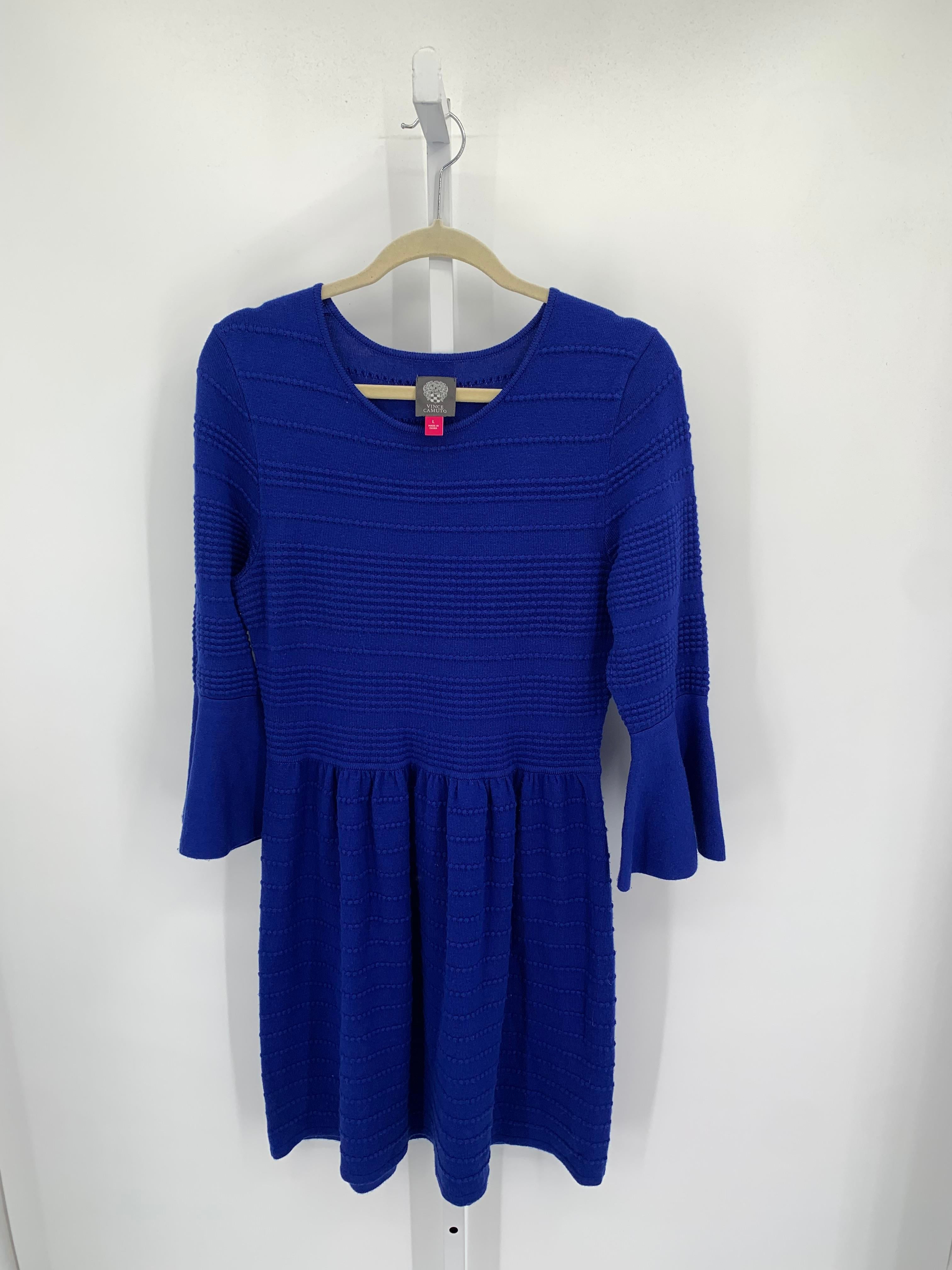 Vince Camuto Size Large Misses 3/4 Sleeve Dress