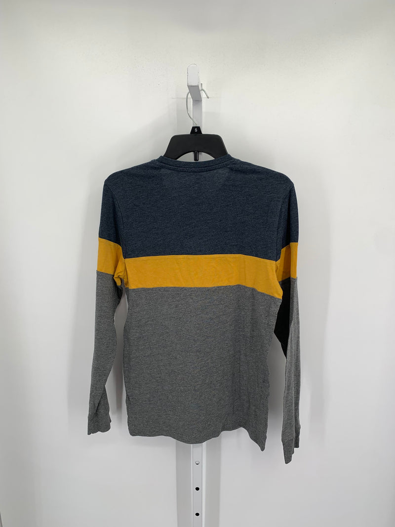 YELLOW GREY KNIT SHIRT