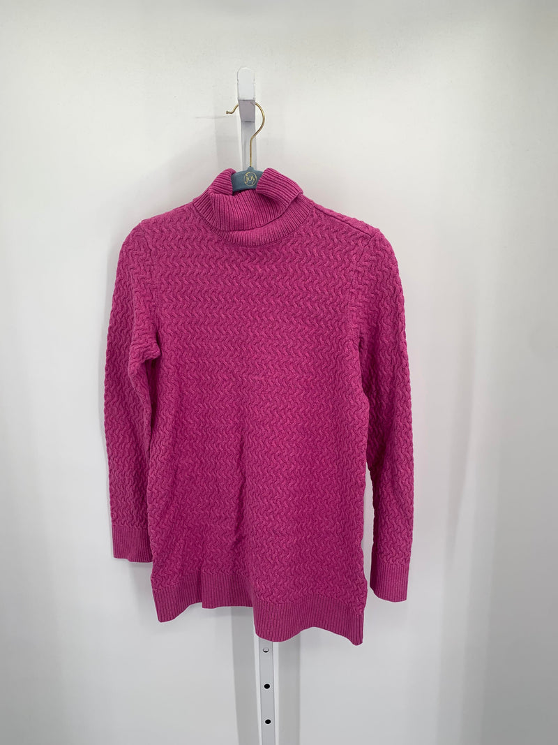 Lands End Size Small Misses Long Slv Sweater