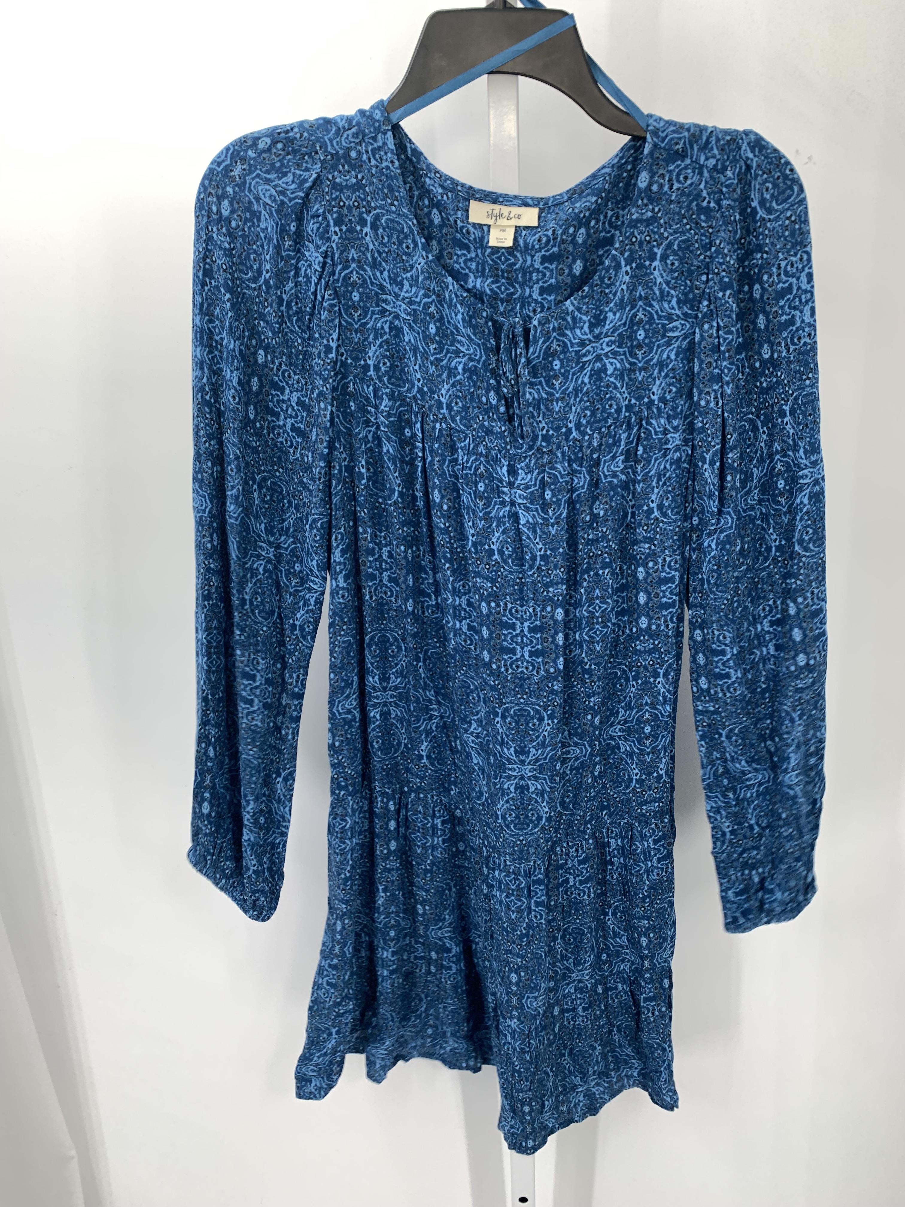 Style & Co. Size Medium Petite Petite Long Sleeve Dress