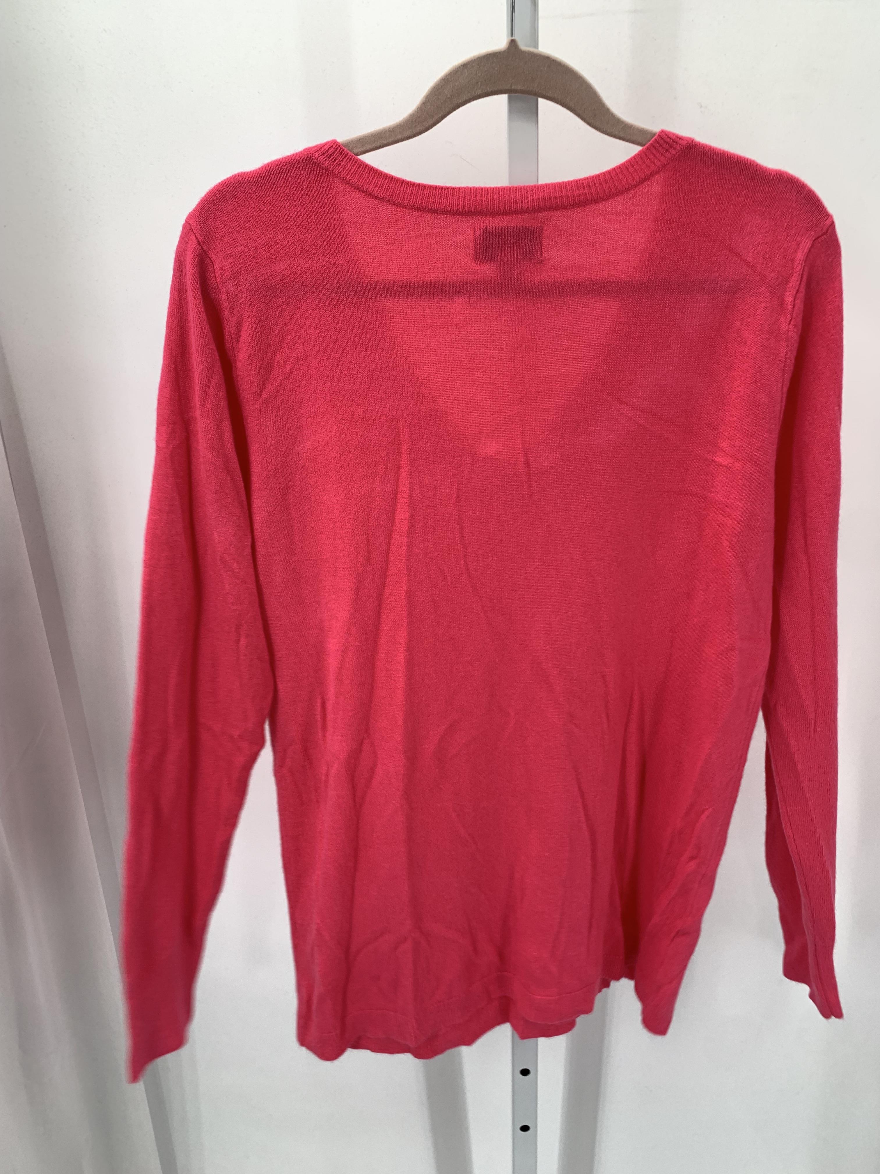 Croft & Barrow Size Large Misses Long Slv Sweater