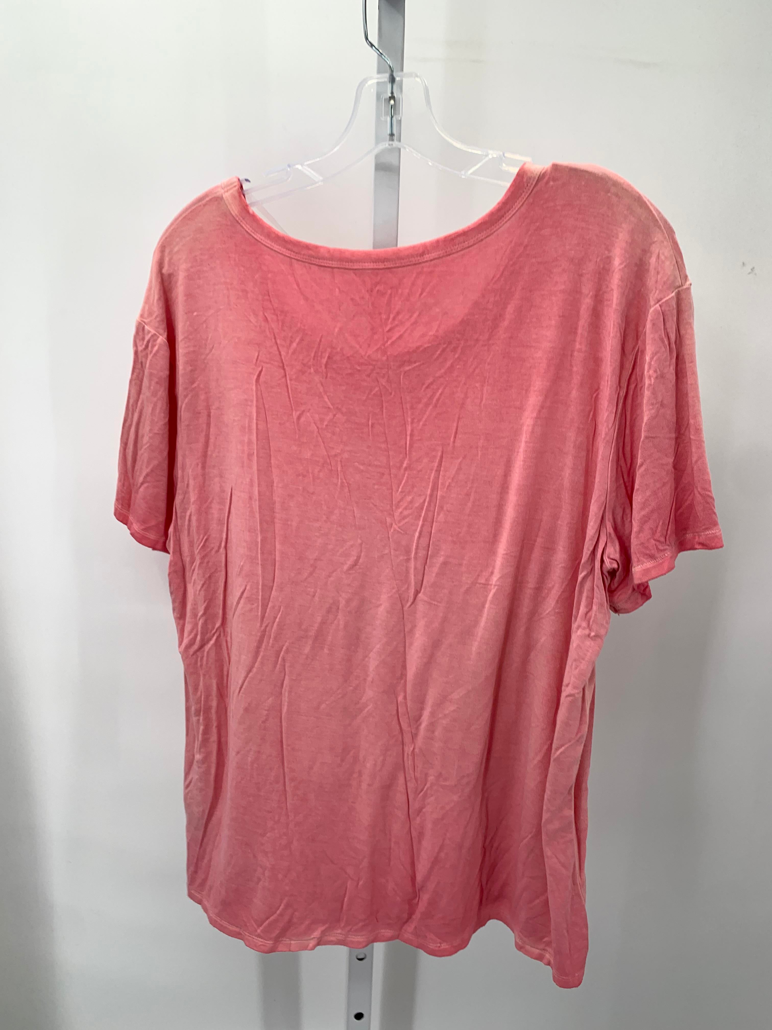 Time and Tru Size Medium Misses Short Sleeve Shirt