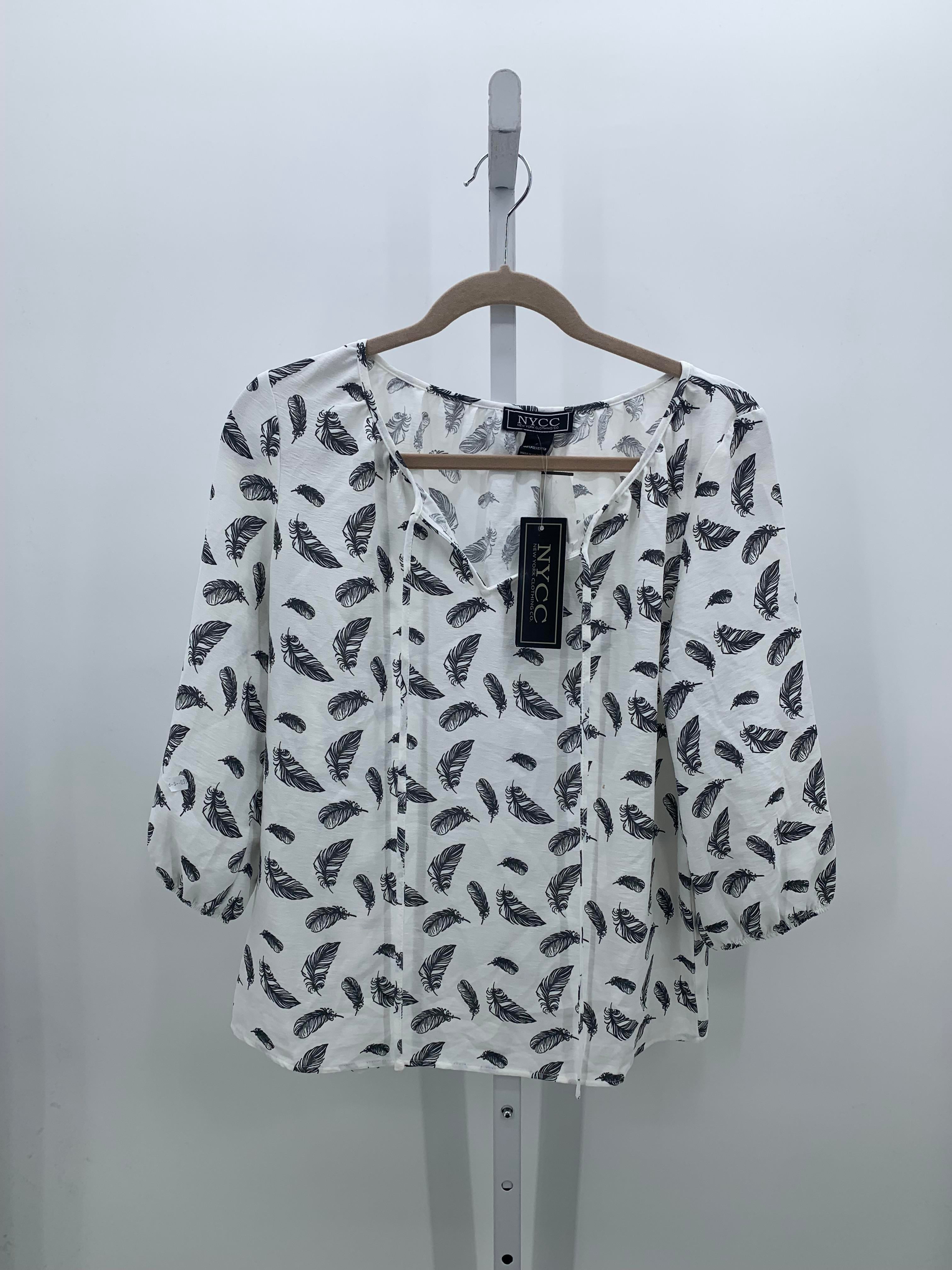 NYCC Size Small Misses 3/4 Sleeve Shirt