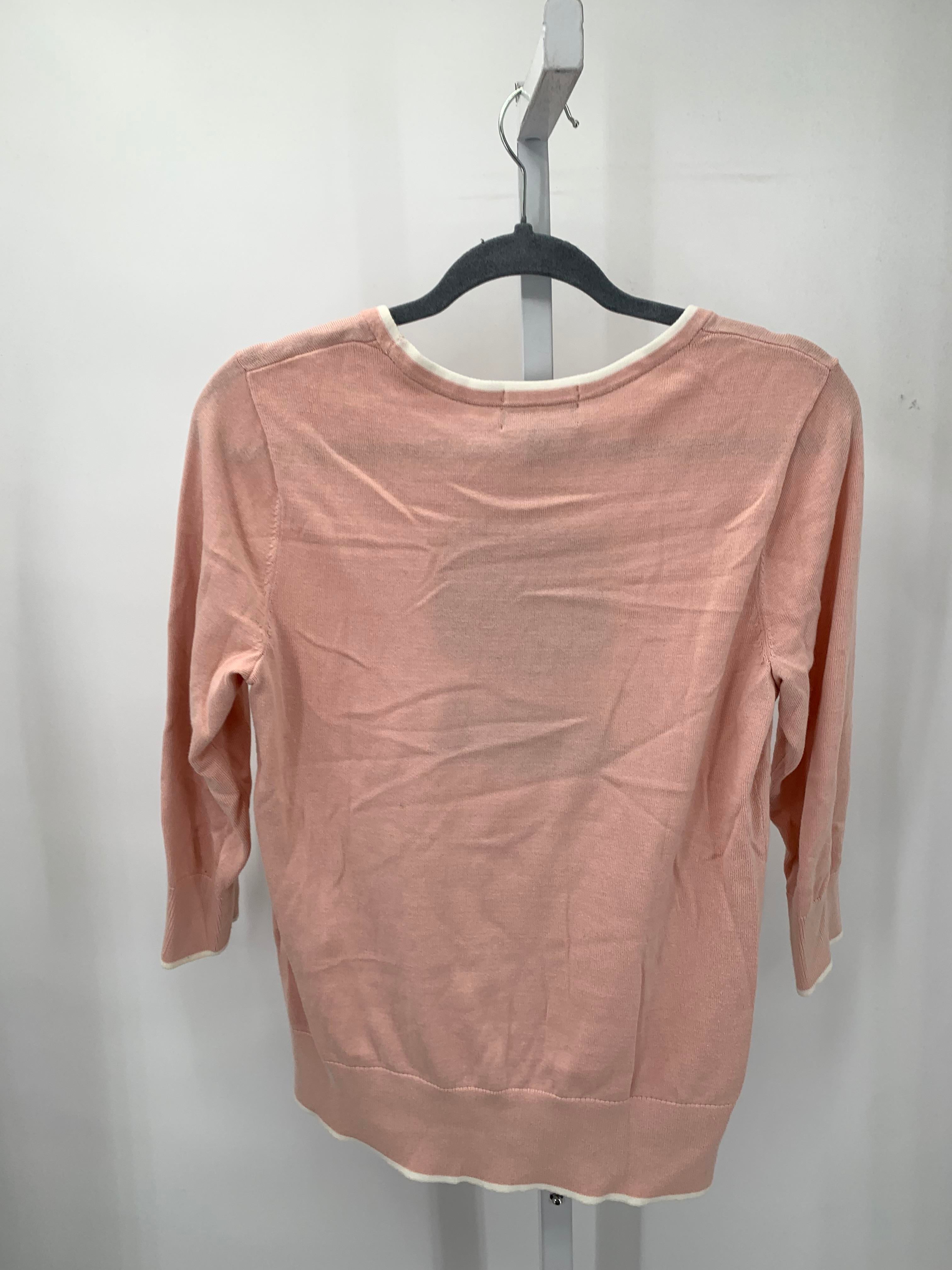 Lands End Size Small Misses 3/4 Sleeve Sweater