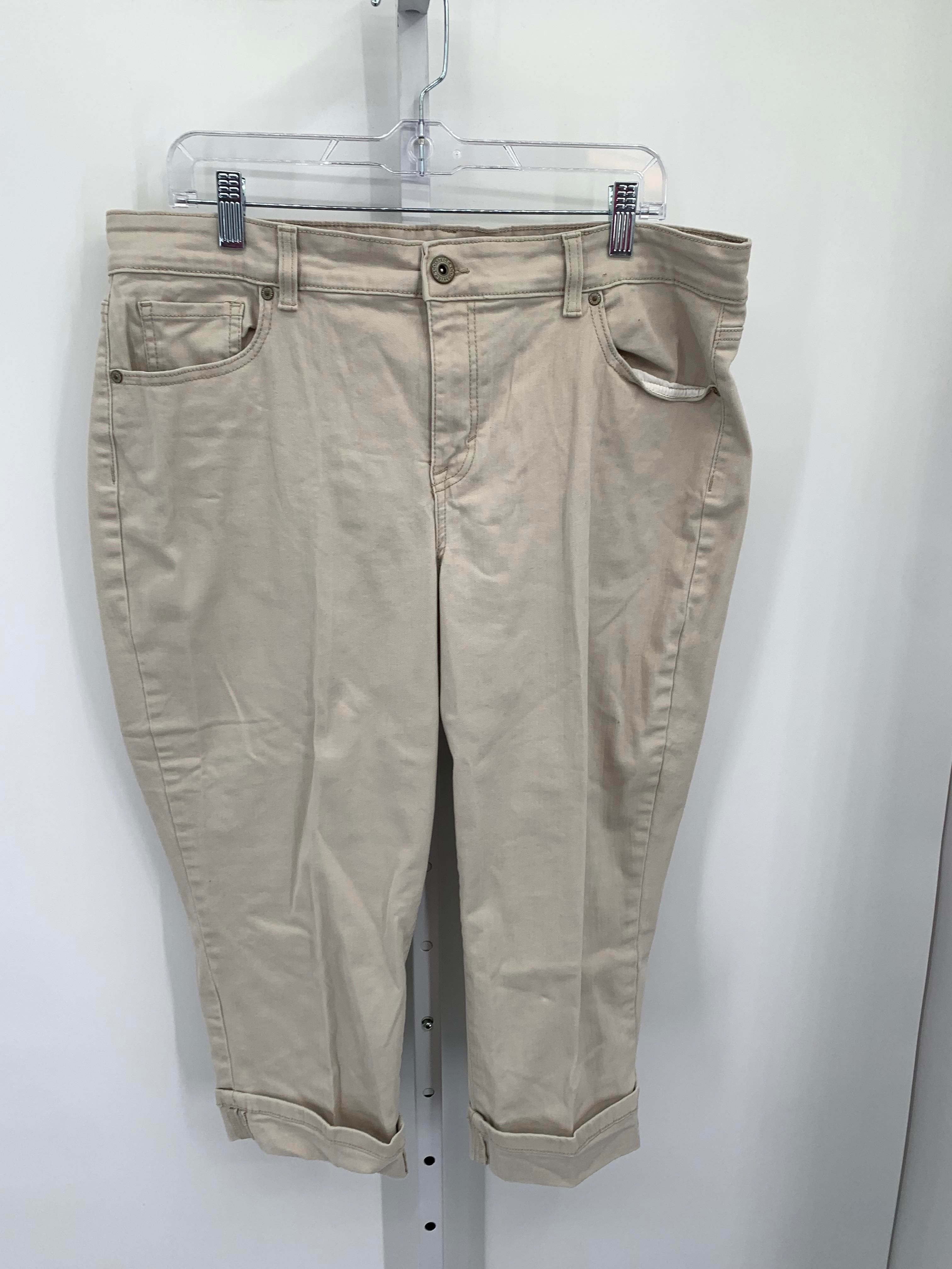 Style & Co. Size 16 Misses Capri Pants