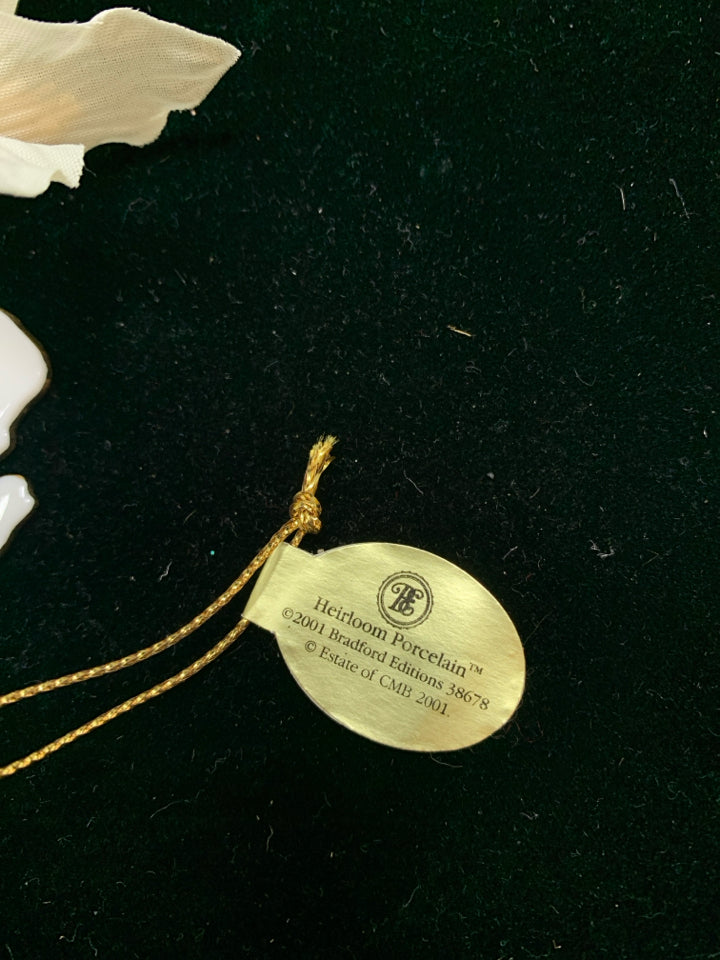 THE NARCISSUS FAIRY PORCELAIN ORNAMENT.