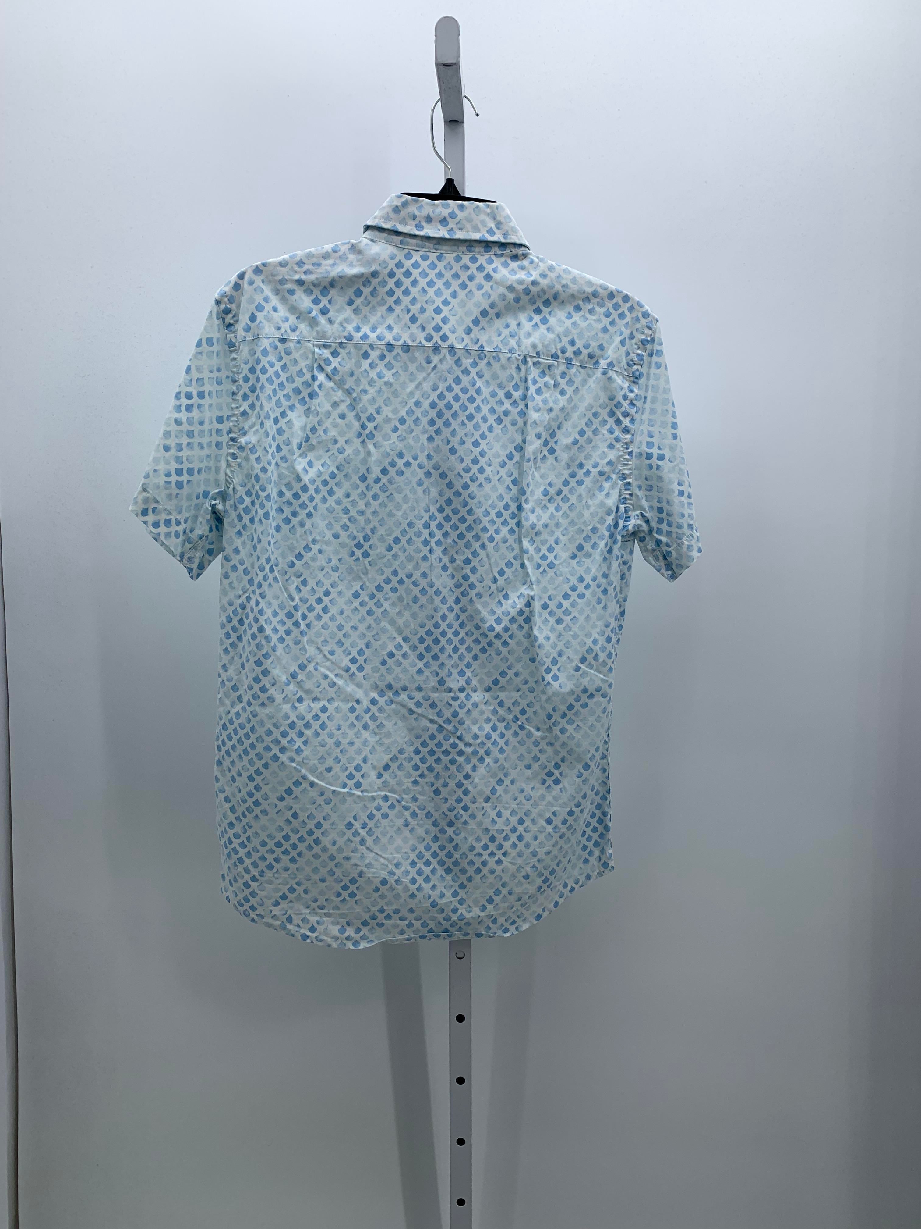 BLUE PATTERN BTN DOWN