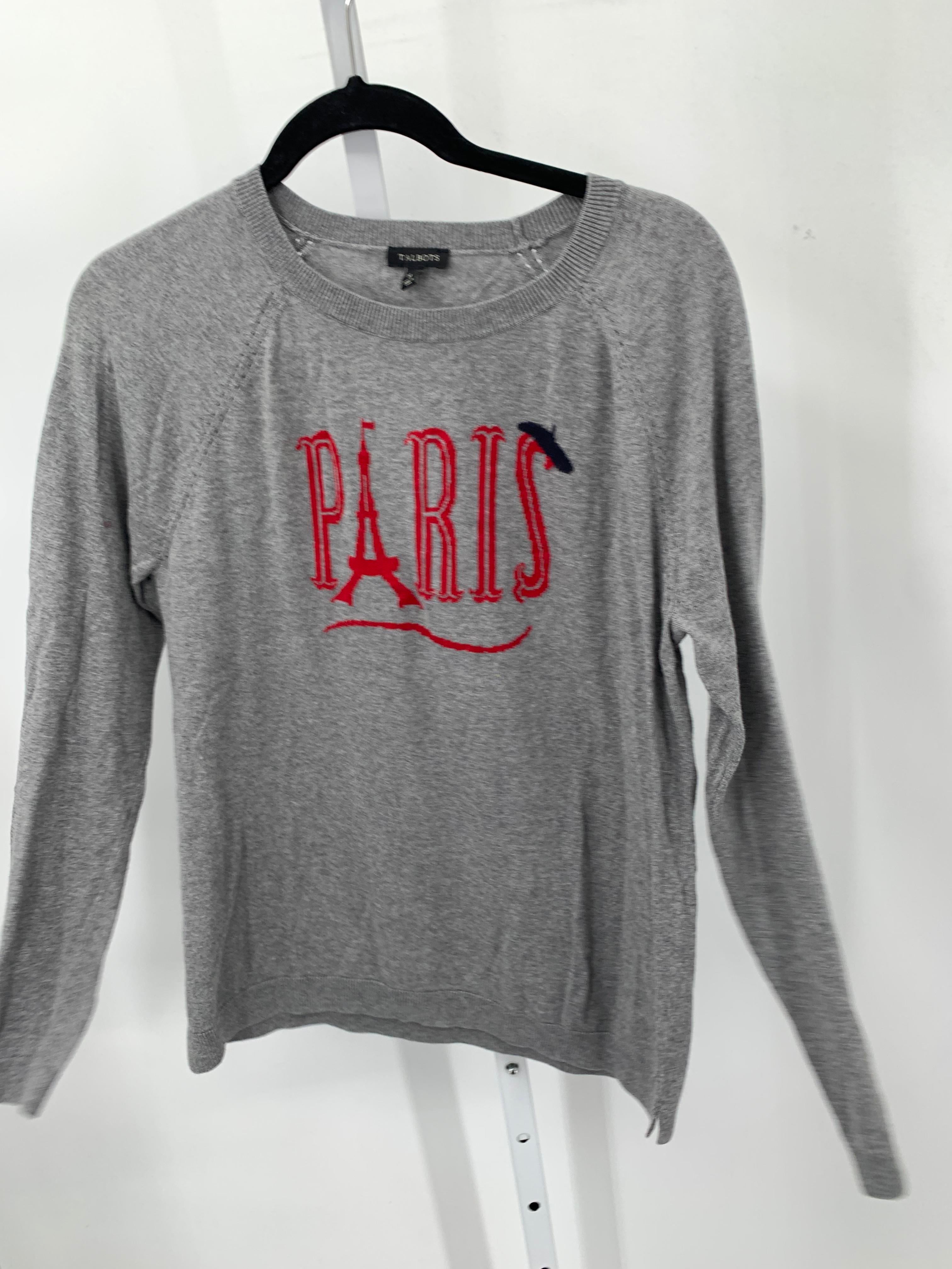 Talbots Size Medium Misses Long Slv Sweater
