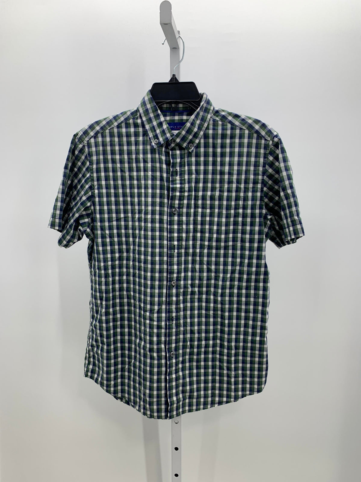 GREEN /BLUE BUTTON DOWN