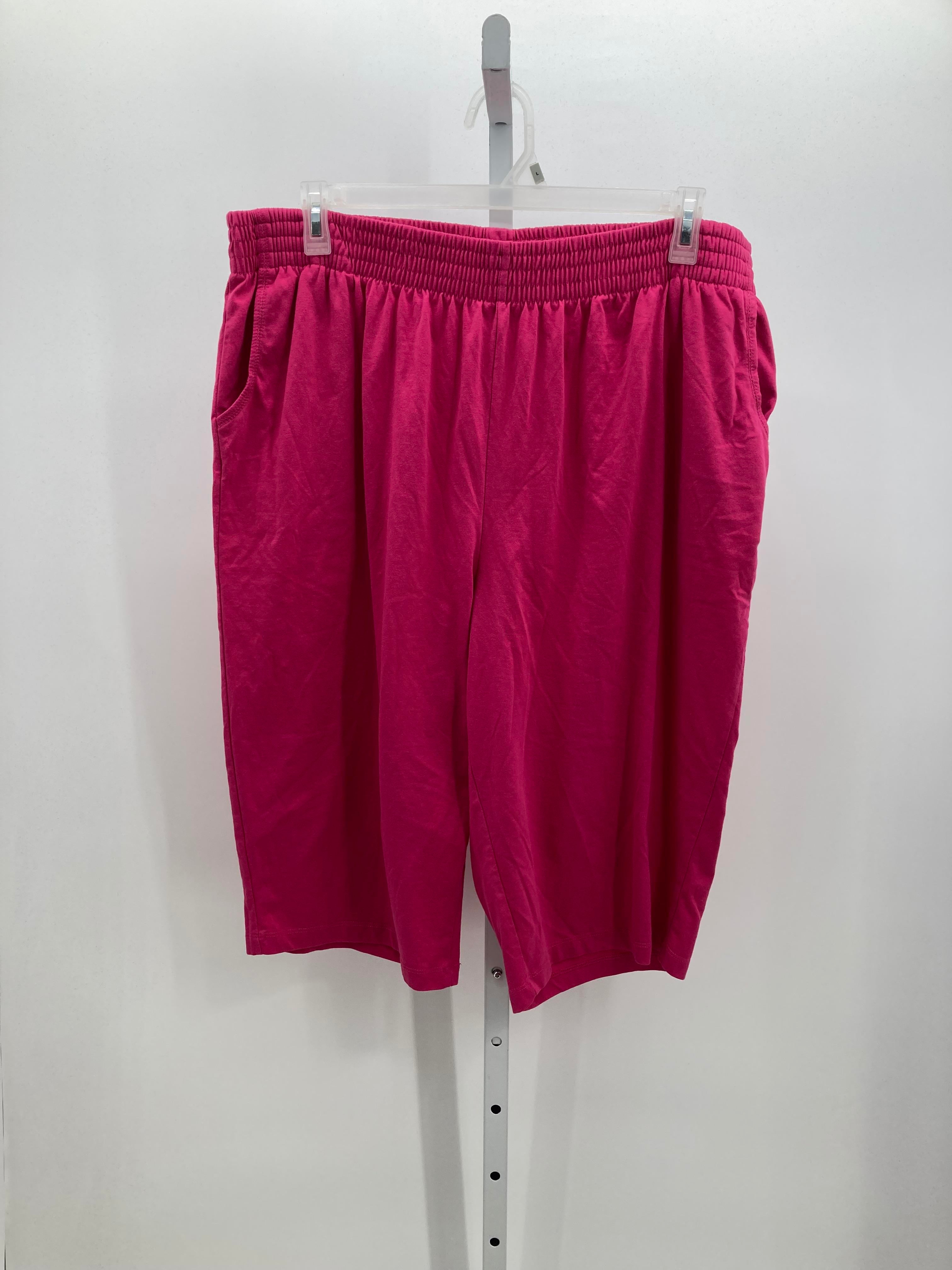 Woman Within Size 1X Womens Capri Pants