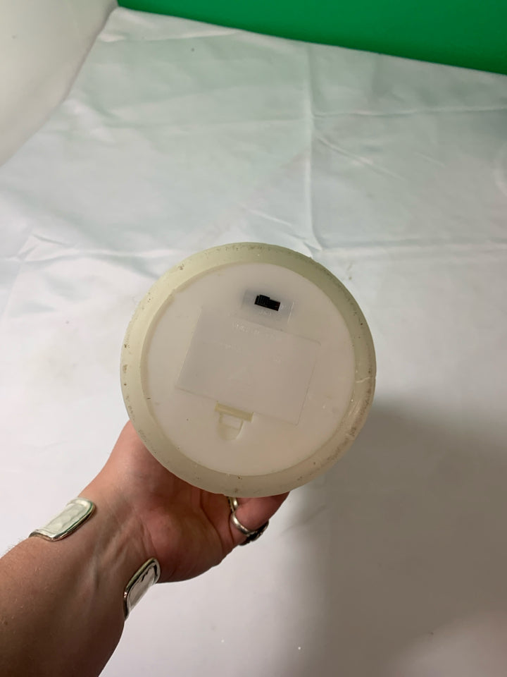 WHITE BATTERY OPERATED CANDLE.