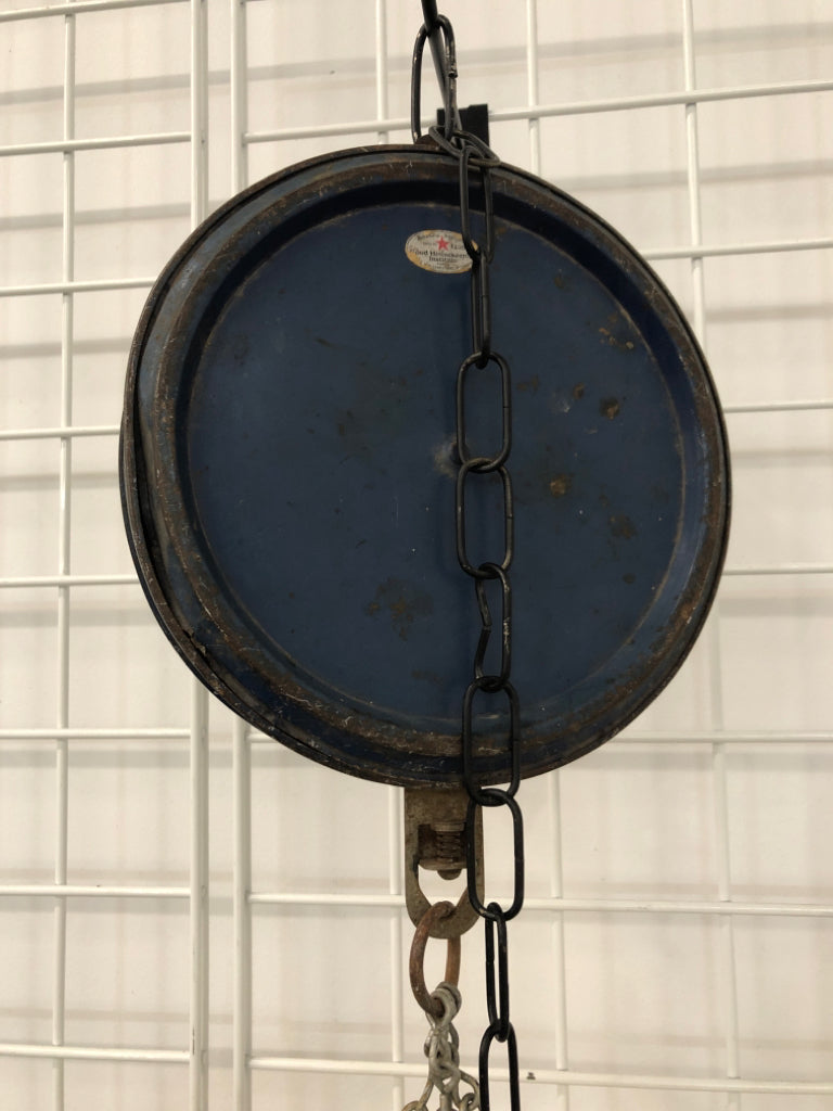 VTG HANGING GROCERY/DAIRY SCALE - CHATILLON.