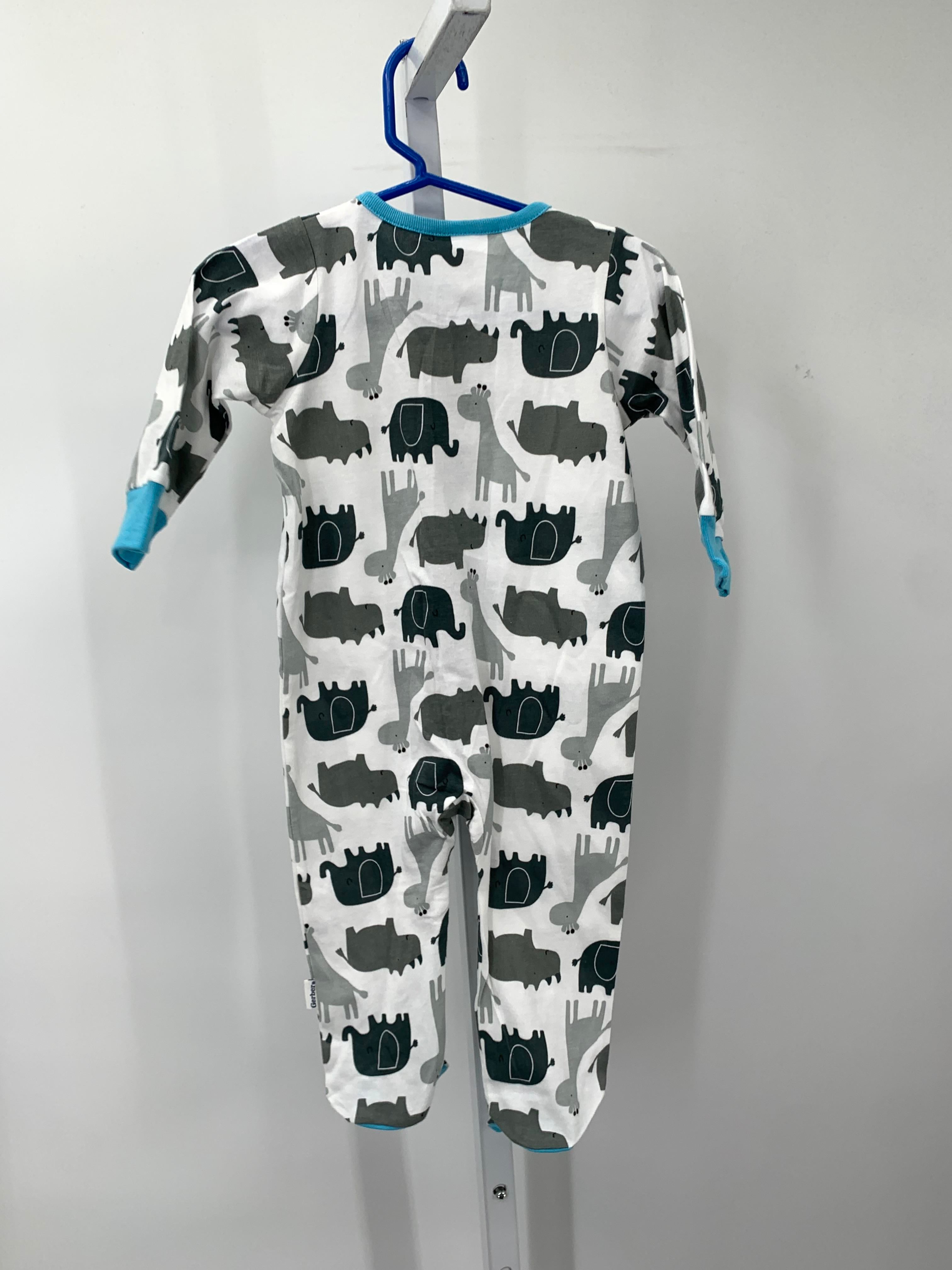 GREY ANIMALS ZIP KNIT