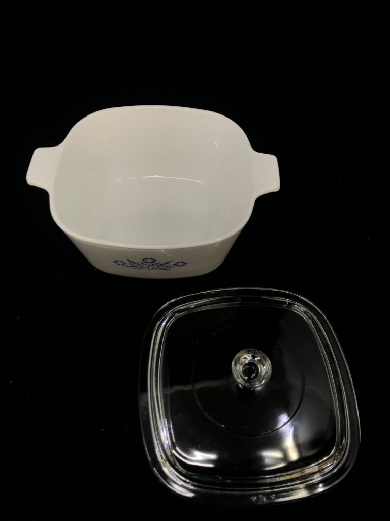 CASSEROLE DISH W/GLASS LID- 1 3/4QT