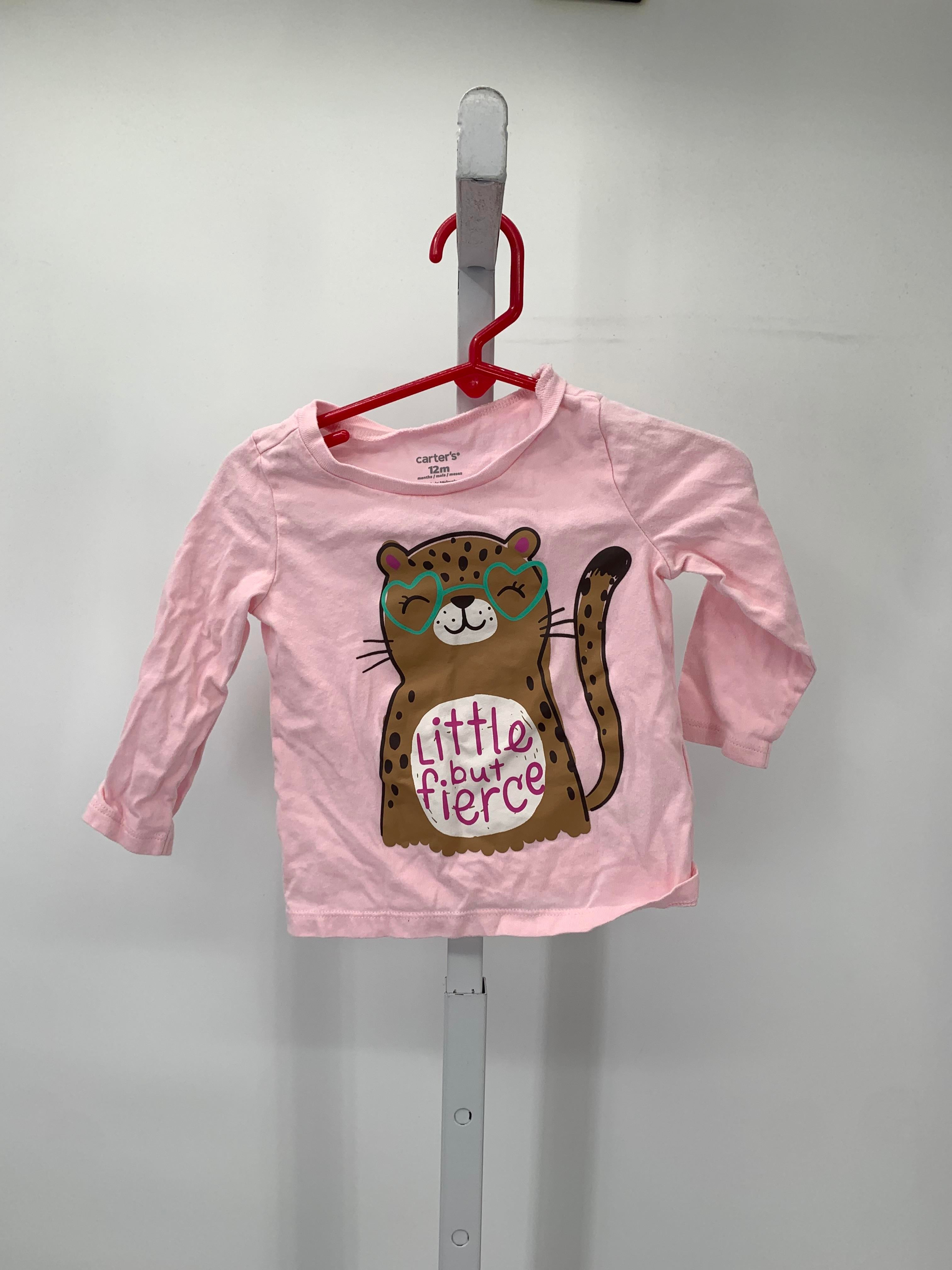 Carters Size 12 Months Girls Long Sleeve Shirt