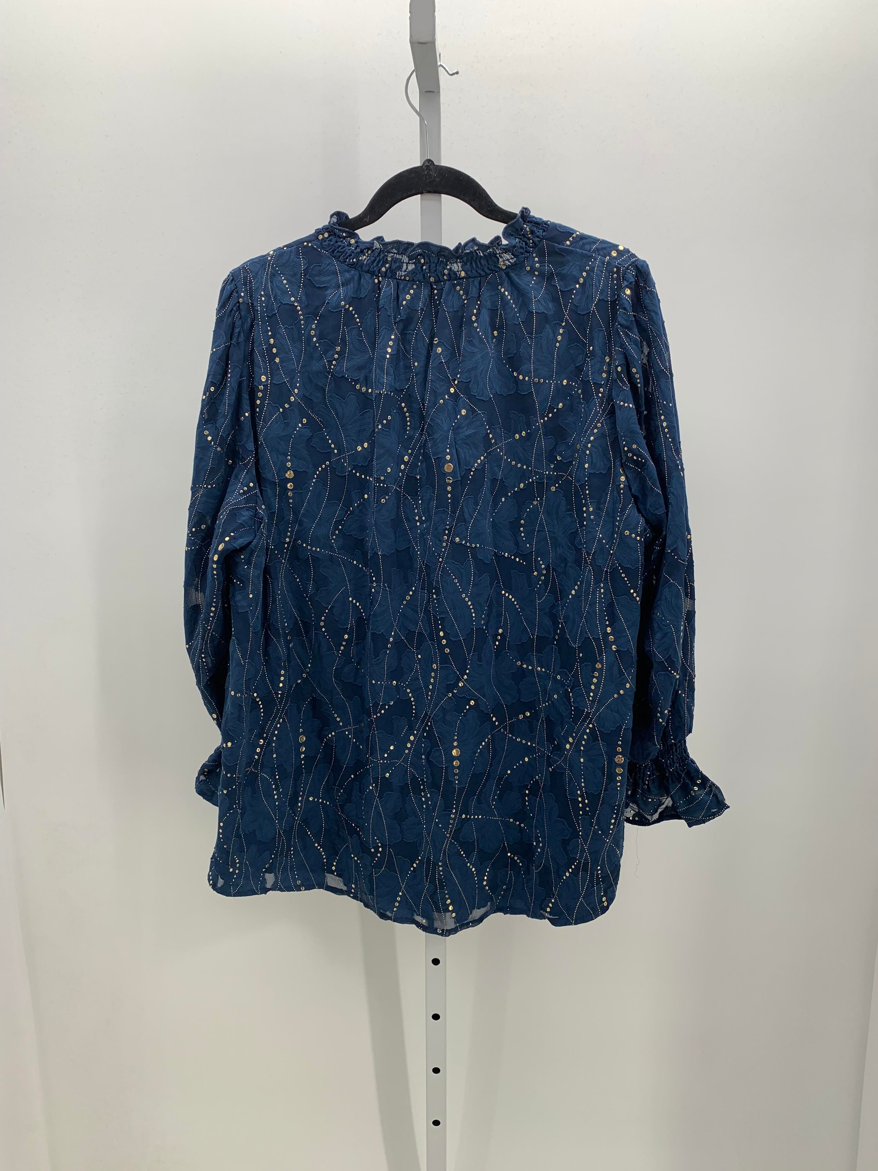 Size 18/20 W Womens Long Sleeve Shirt