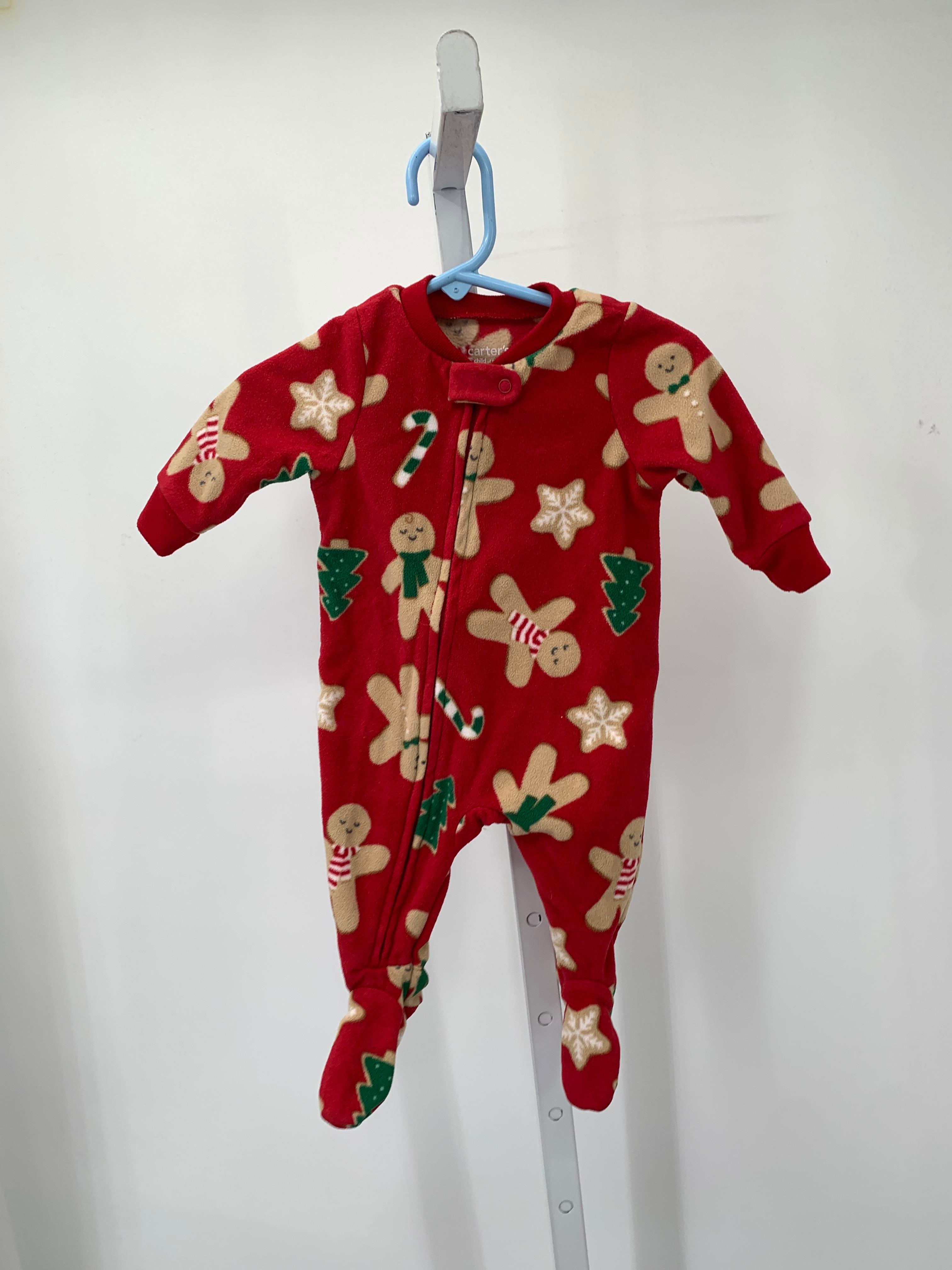 FLEECE ROMPER GINGERBREAD MEN