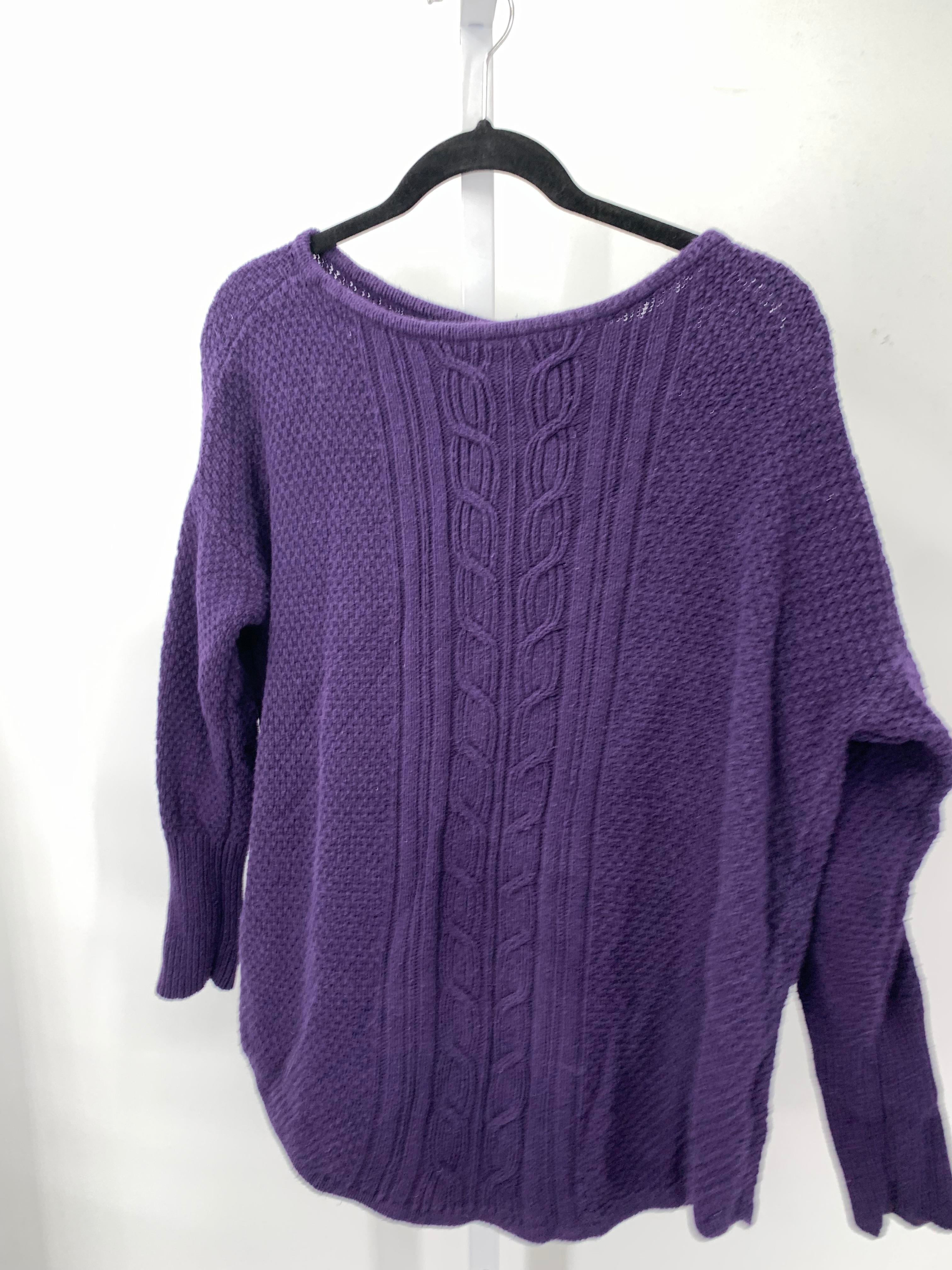 Chaps Size Large Misses Long Slv Sweater