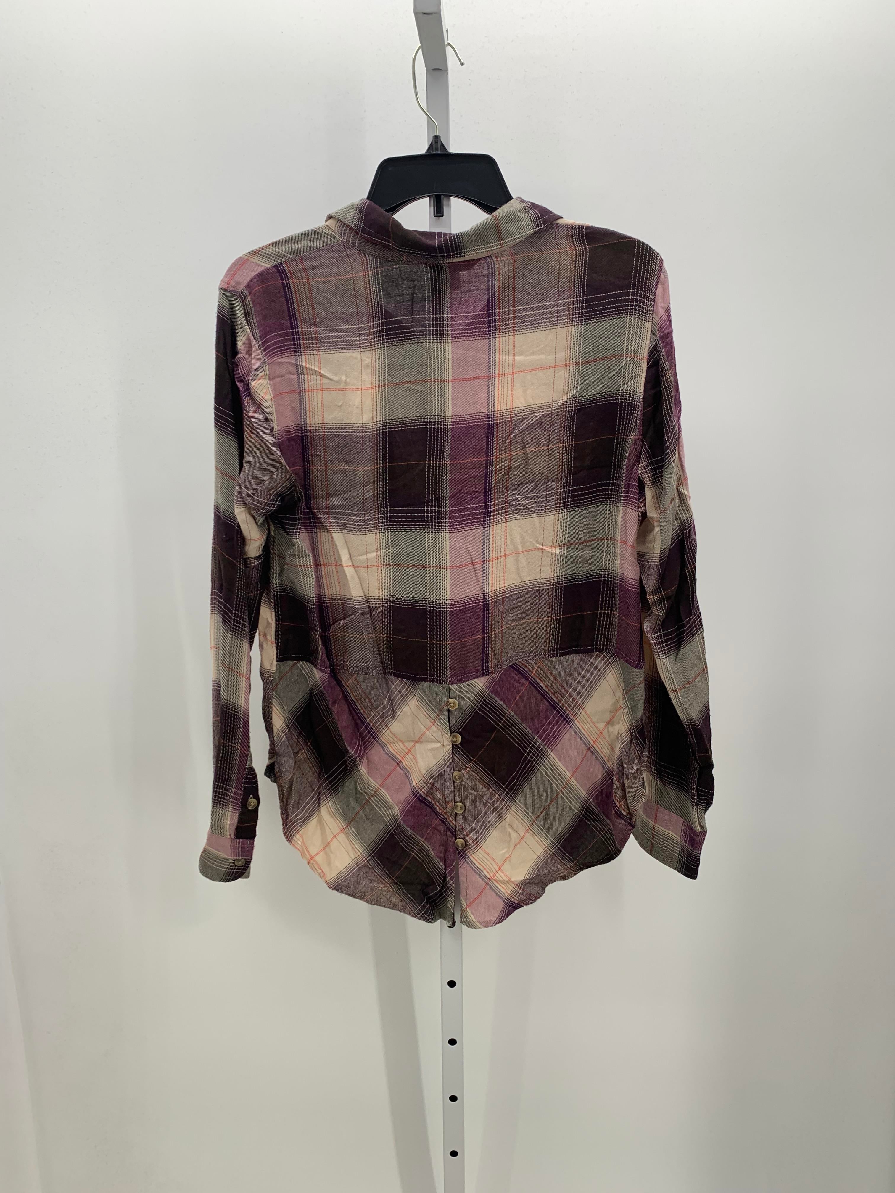 Lucky Brand Size Medium Misses Long Sleeve Shirt