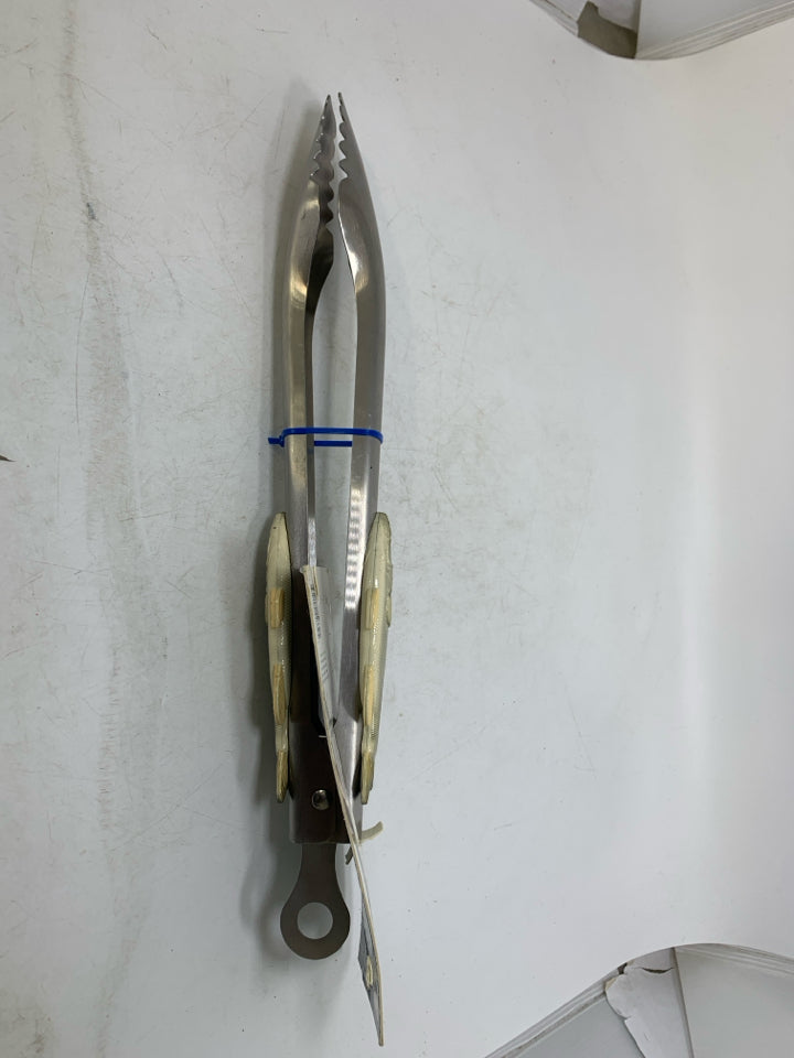 NWT FISH BBQ TONGS.