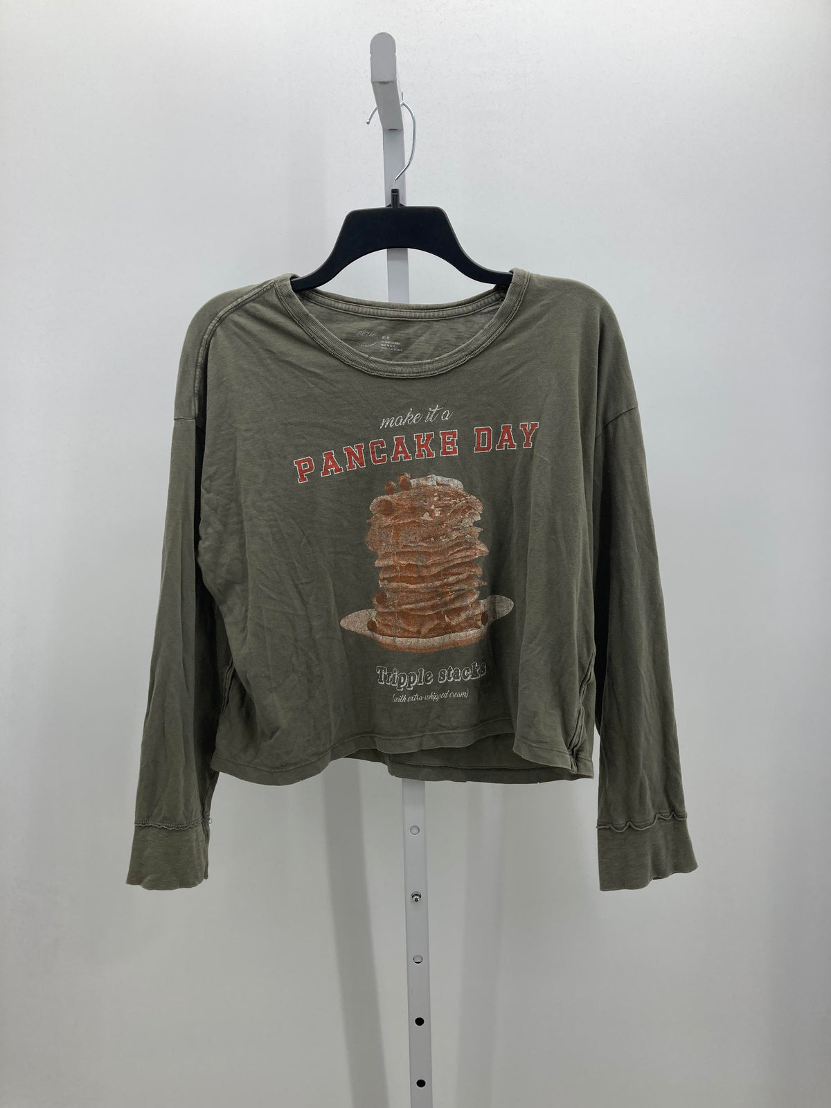 Aerie Size Medium Juniors Long Sleeve Shirt