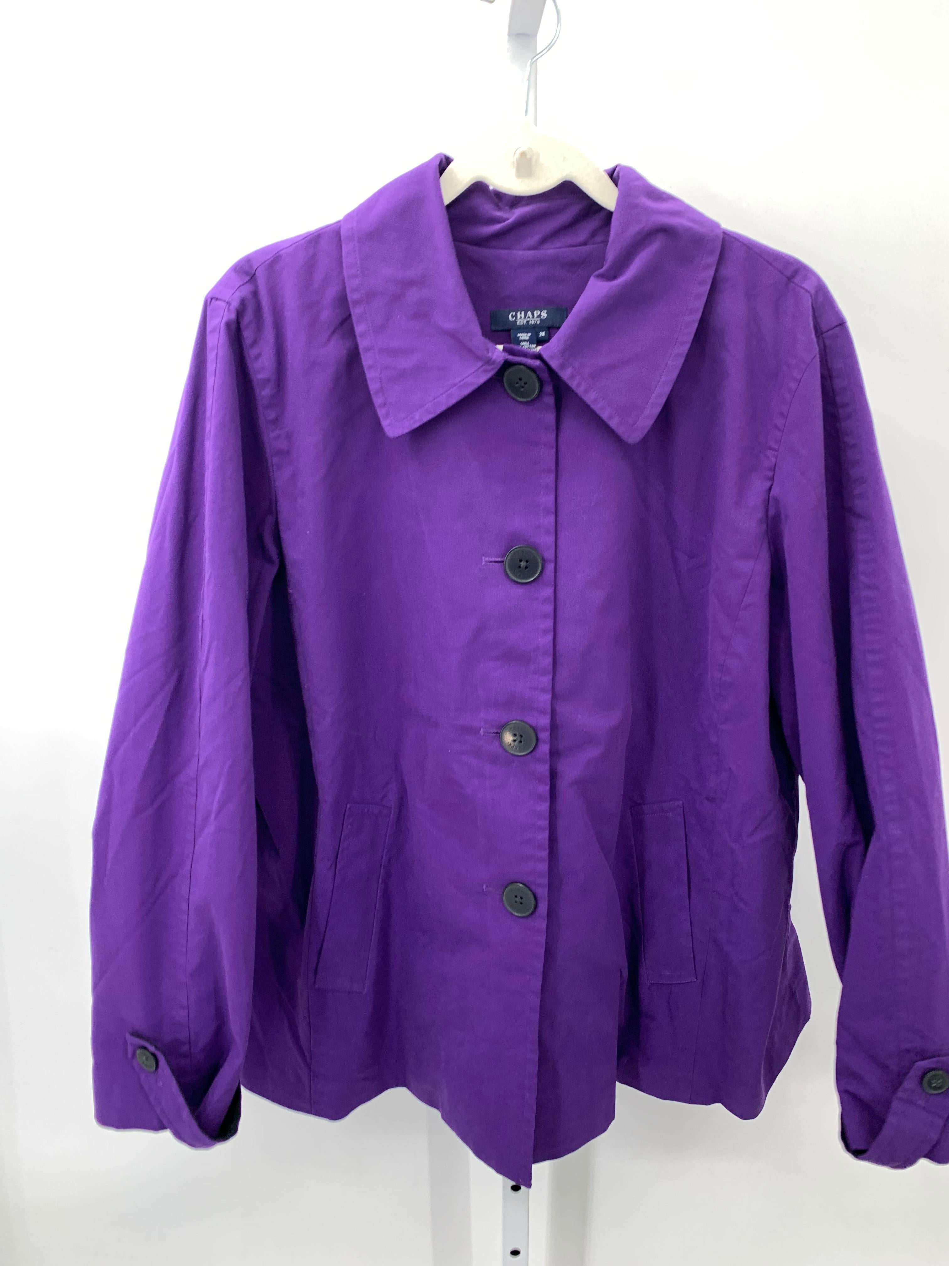 Chaps Size 2X Womens Lightweight Jacket