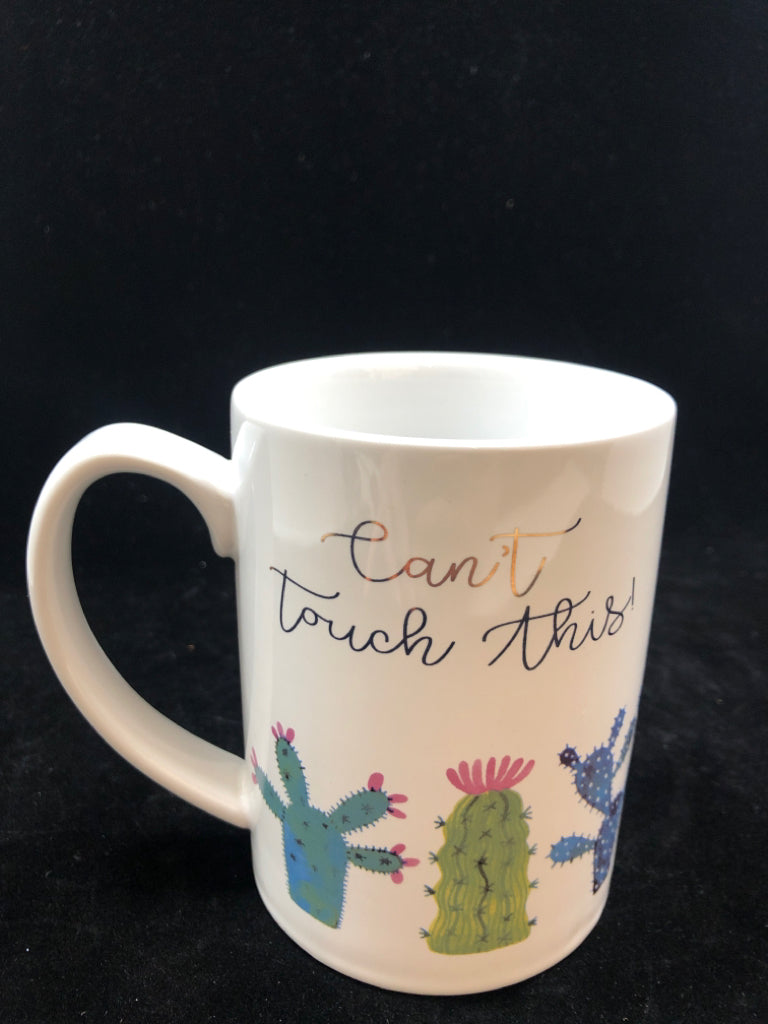 CANT TOUCH THIS CACTUS MUG.