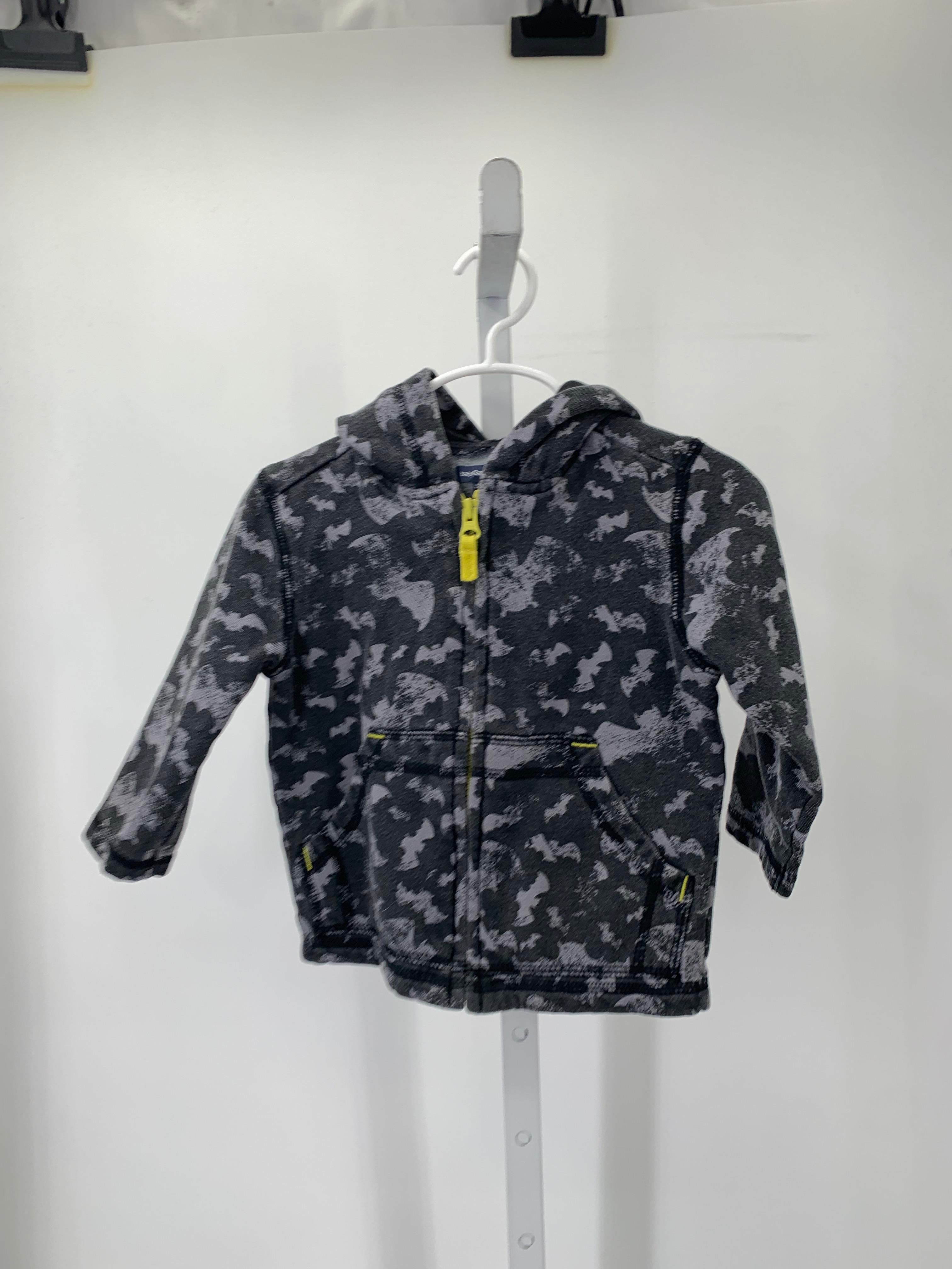GREY BATMAN HOODED ZIP
