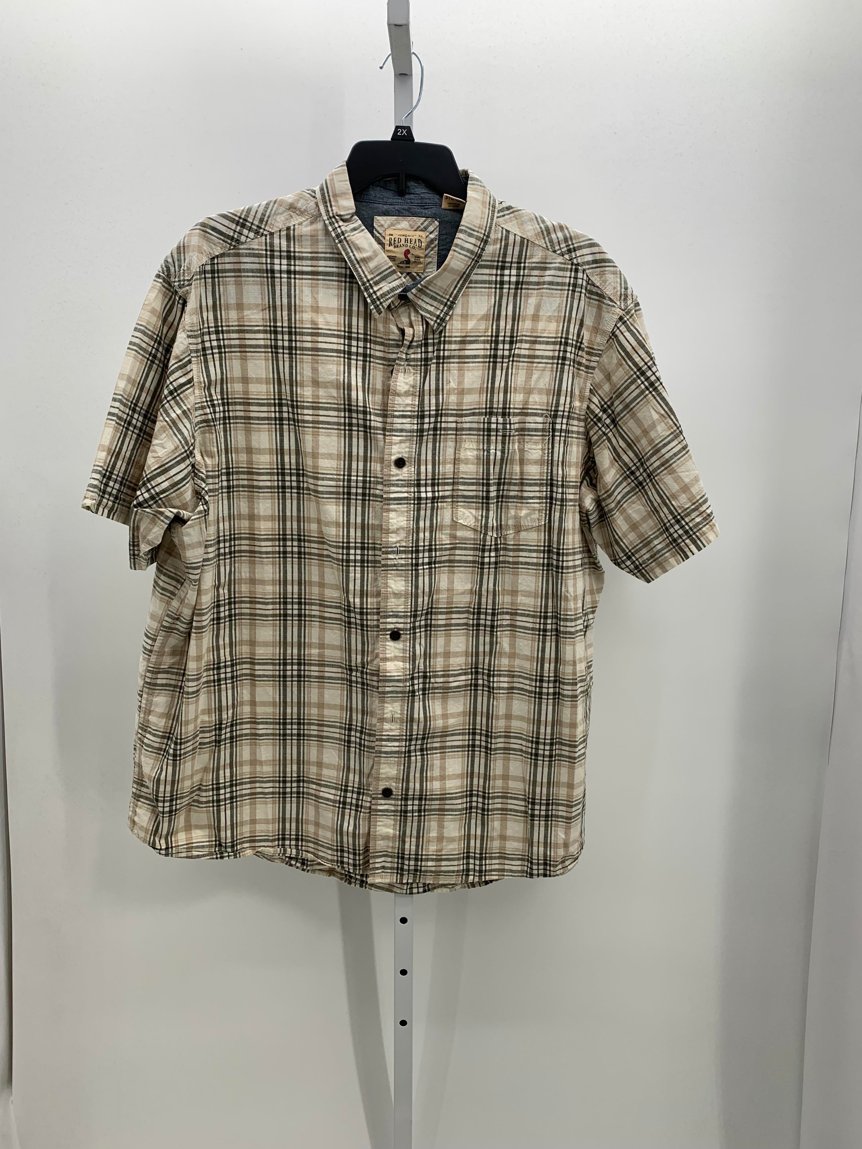 PLAID BTN DOWN