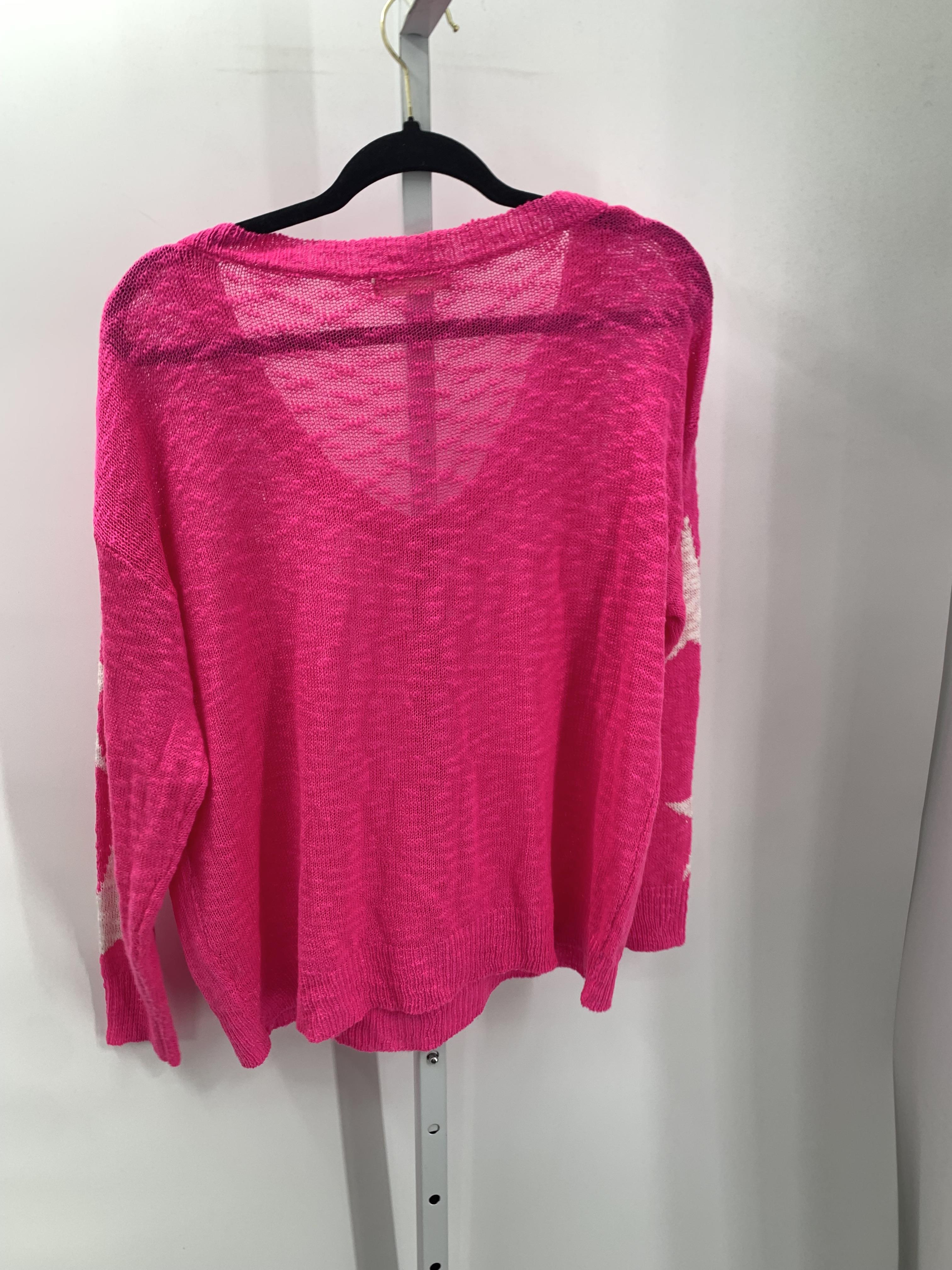 Size Large Juniors Long Sleeve Sweater